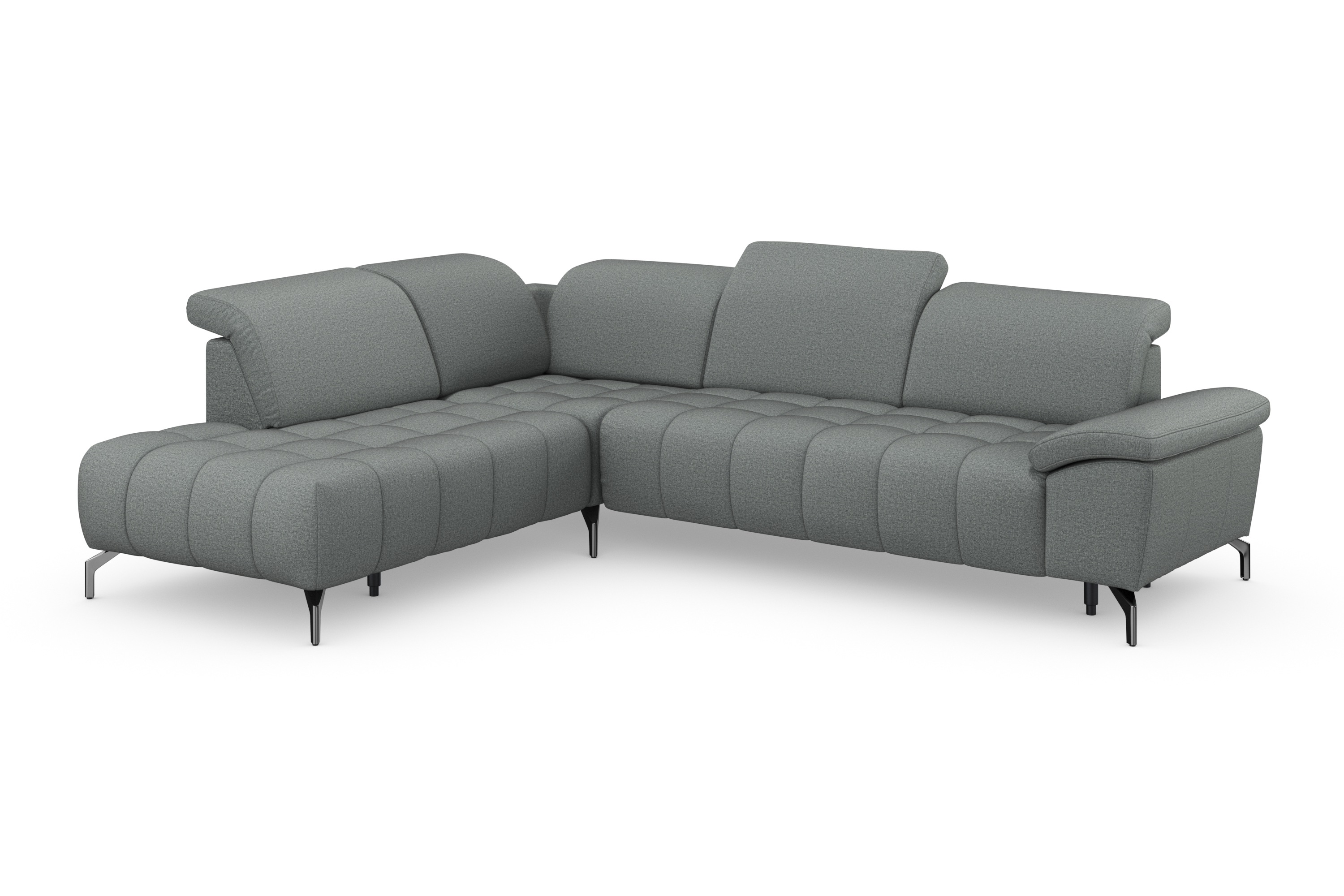 Thumbnail - sit&more Ecksofa "Cool L-Form" wahlweise mit Kopfteilverstellung und Vorziehsitz motorisch