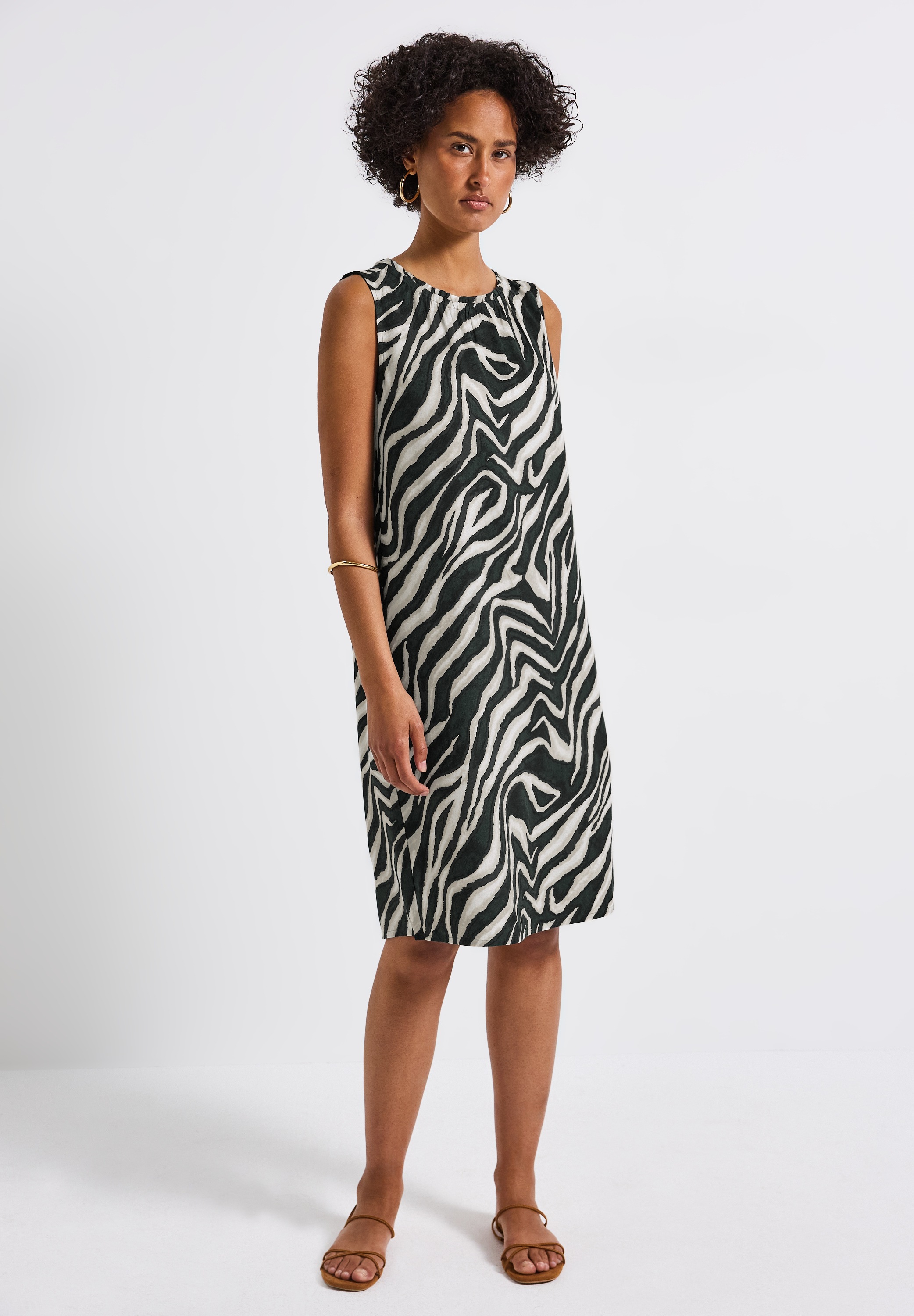 STREET ONE Sommerkleid Ohne Taschen mit Print günstig online kaufen