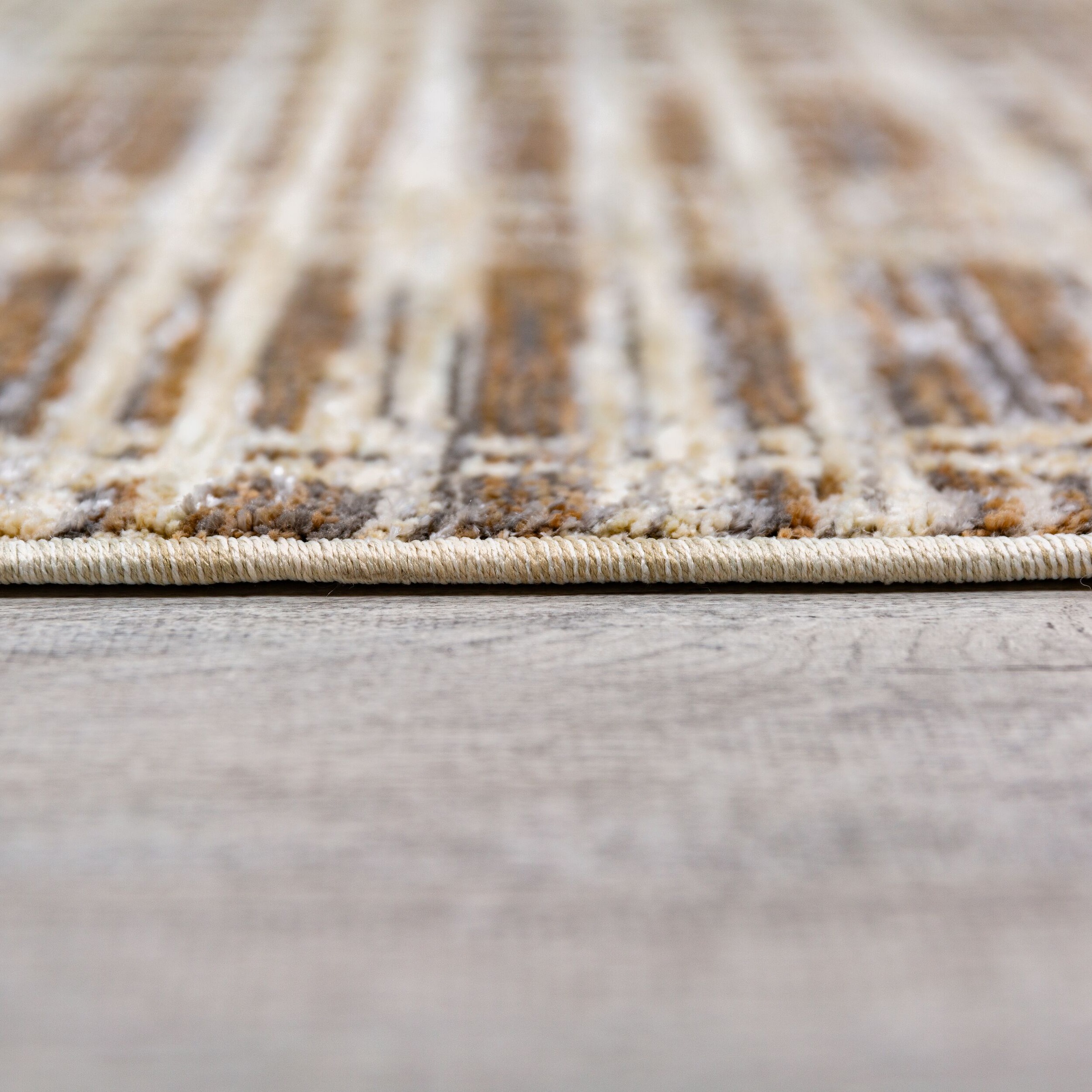 Teppich FLAIR RUGS "Lattice Abstract", mehrfarbig, B:200cm H:7mm L:300cm, Kunstfaser, Teppiche, Teppich, aus recyceltem Material 3