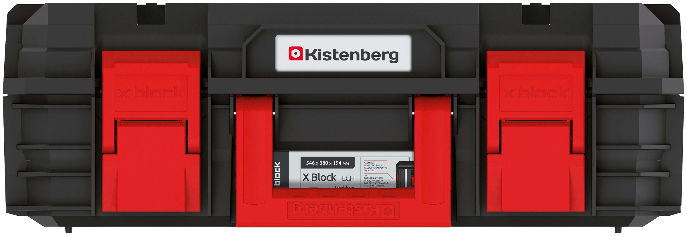 Prosperplast Werkzeugkoffer »X Block Pro«, 54,6 x 38 x 19,4 cm
