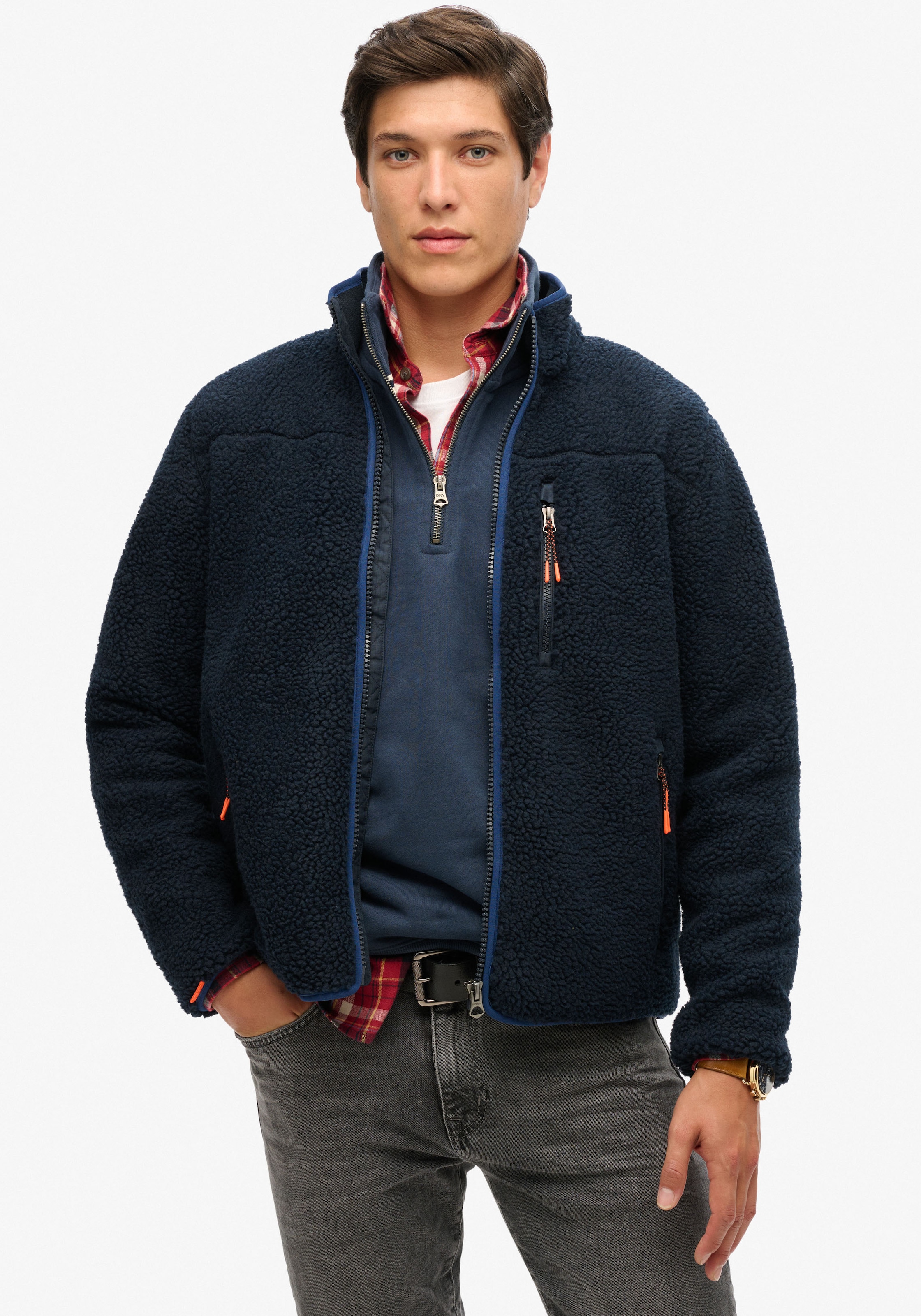 Superdry Fleecejacke "OUTDOOR FULL ZIP FLEECE", ohne Kapuze günstig online kaufen