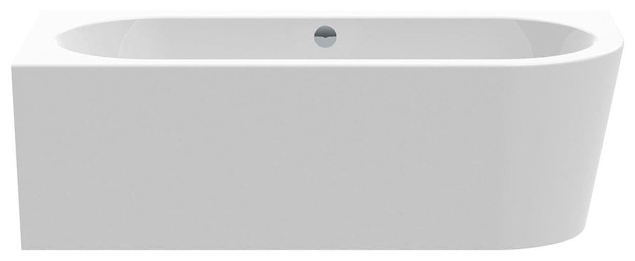 Einbauwanne OTTOFOND, B:78cm H:59cm L:178cm, weiß, Sanitäracryl, Badewannen, "Modena Corner rechts", 178x78/44 cm, inkl. verchromter Ab- und