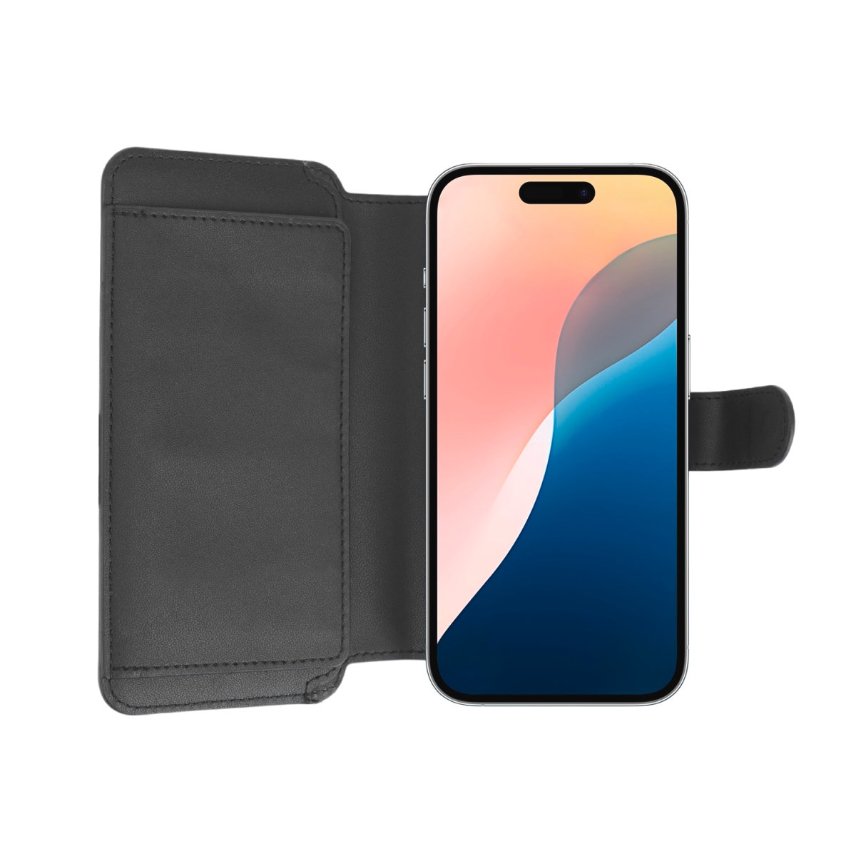 4smarts Flip Case »Universal Magnet Wallet CoinCaddy XL«, MagSafe UltiMag Portemonnaie, RFID Schutz, iPhone 12, 13, 14, 15 Serie