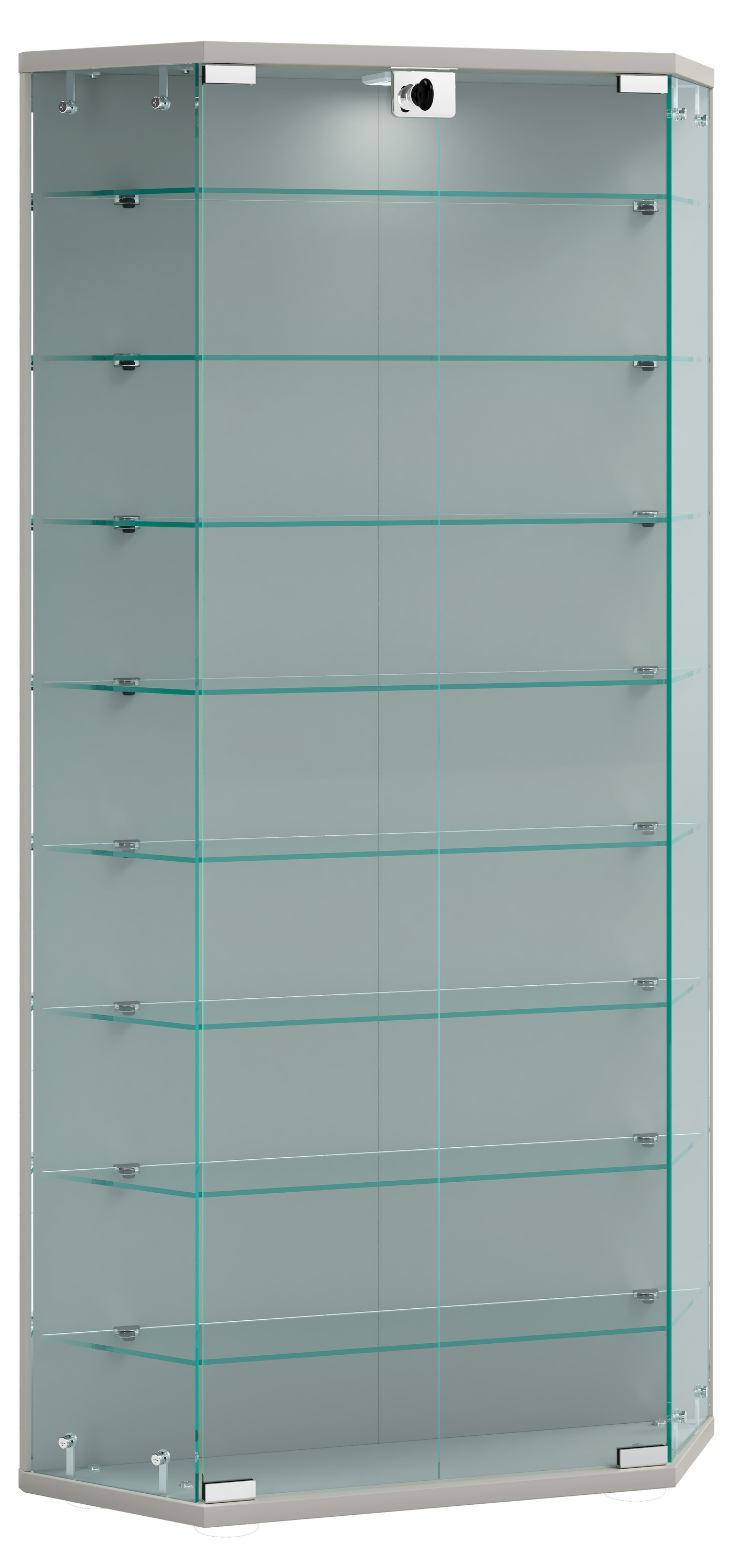 VCM Wandregal »Wandvitrine Hängevitrine Glasvitrine Benila XL«