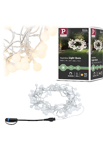 LED-Lichterkette »Plug & Shine IP44 7,5m 24V 3.000K 72x2lm«, 1 St.-flammig