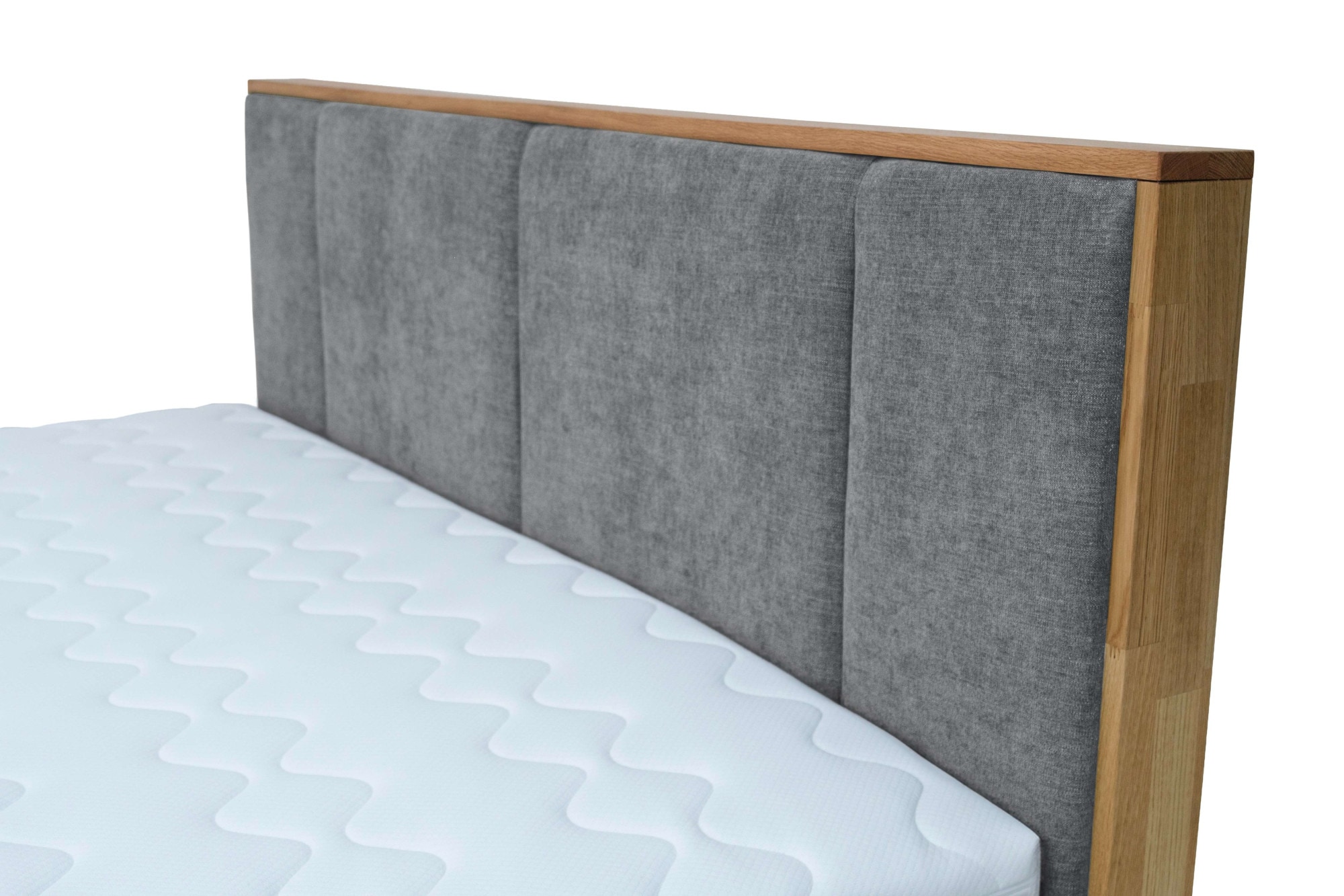 OTTO home Boxbett »Fennor, Doppelbett, Polsterbett, Federkernbett, Komforbett, 160/180 cm« Boxbett: 5-Z-Taschenfederkern im Unterbau, Härtegrad 3, inkl. Topper