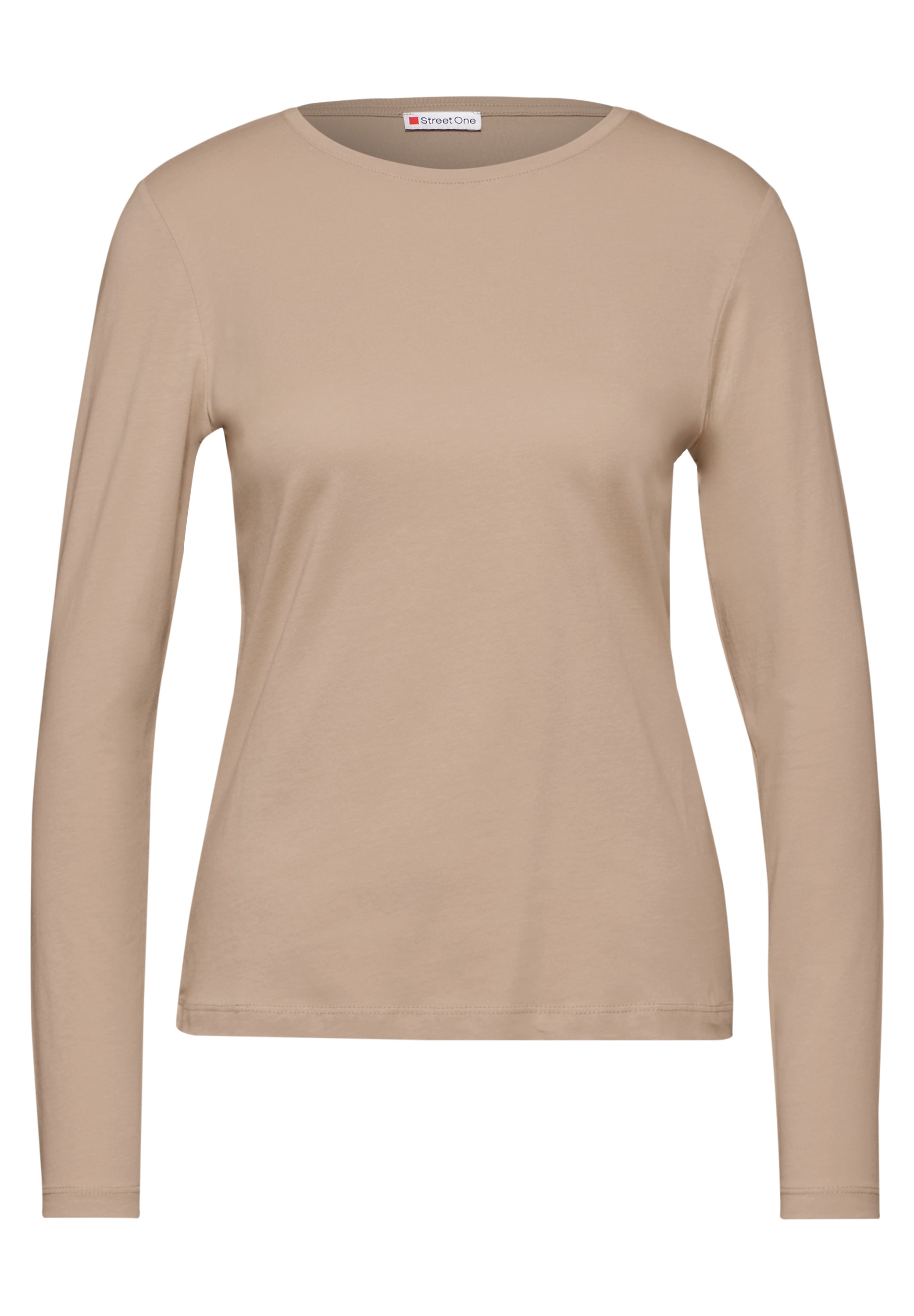 STREET ONE Langarmshirt, aus reiner Baumwolle