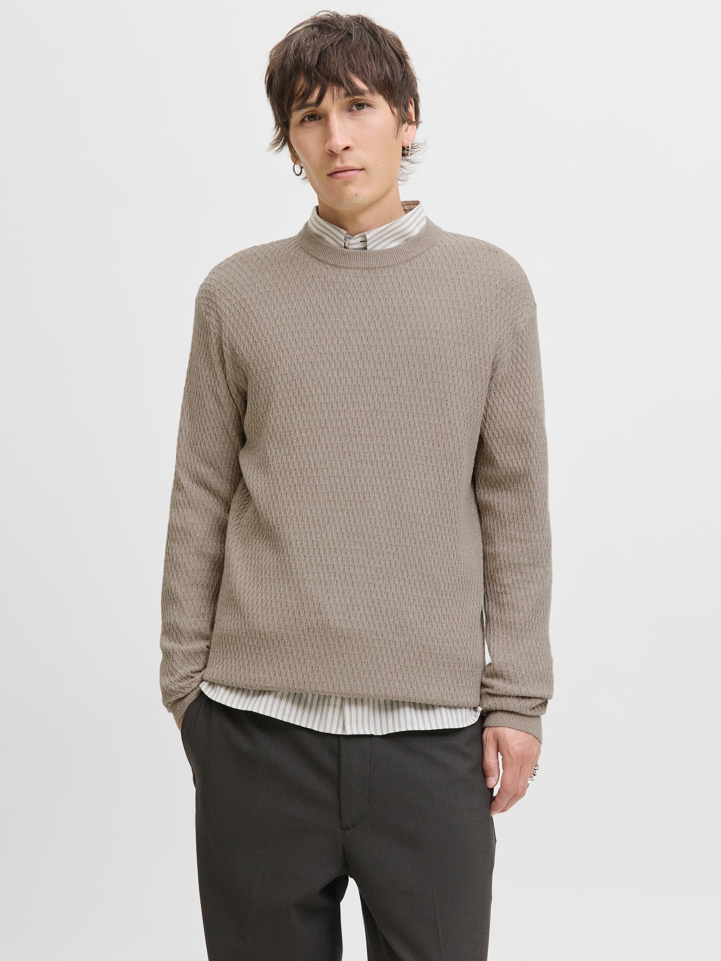 Jack & Jones Strickpullover "JPRBLAREAGAN KNIT CREW NECK" günstig online kaufen