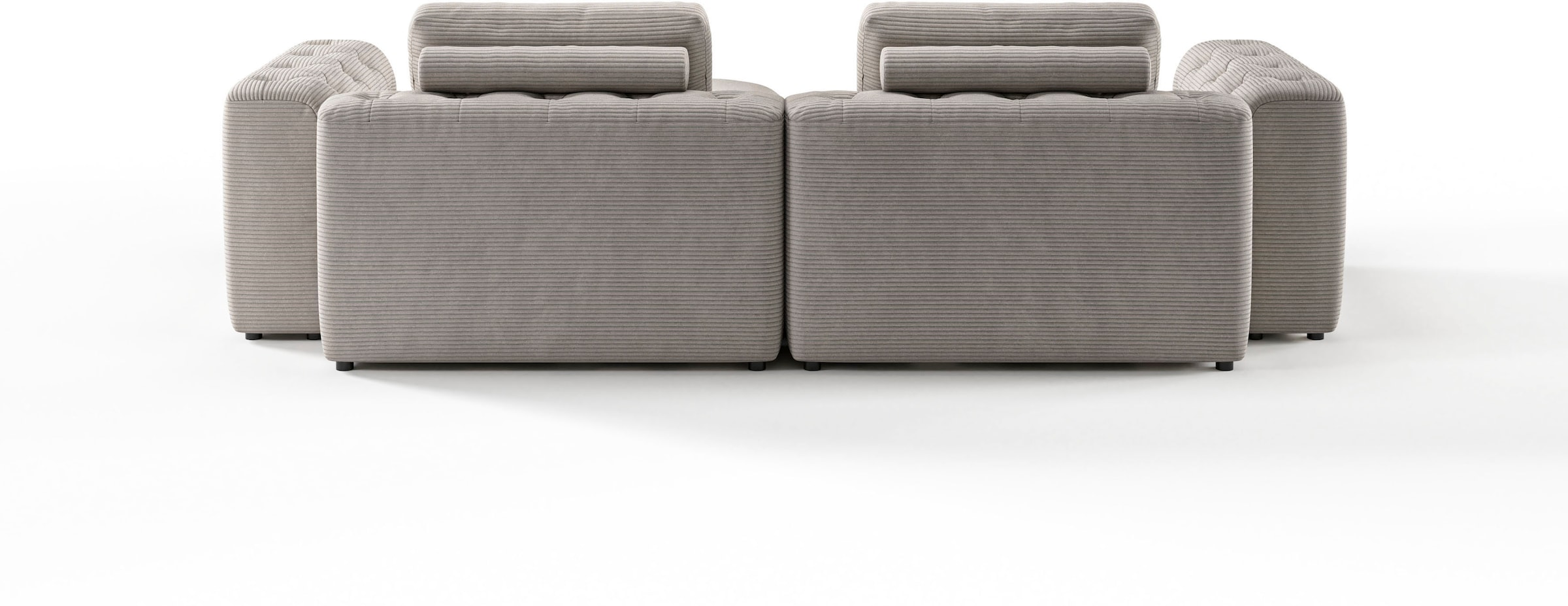 RAUM.ID Ecksofa »Cushid L-Form«, Modulset, bestehend aus 3 Teilen