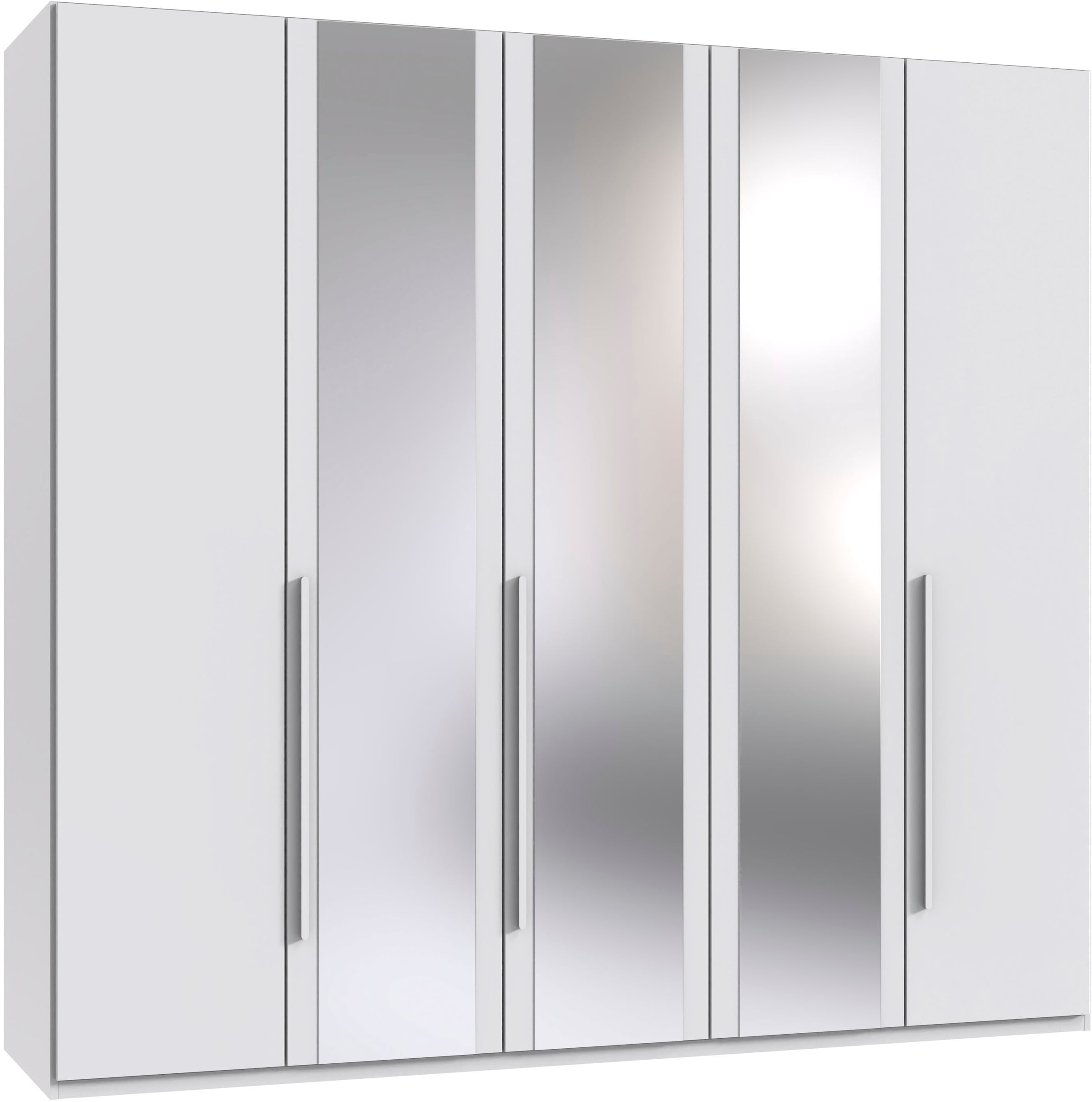 Wimex Drehtürenschrank "London in den Breiten 180cm, 225cm und 270cm erhältlich, inkl. Spiegel" Kleiderschrank wahlweise mit Basic- o. Premium-Ausstattung erhältlich