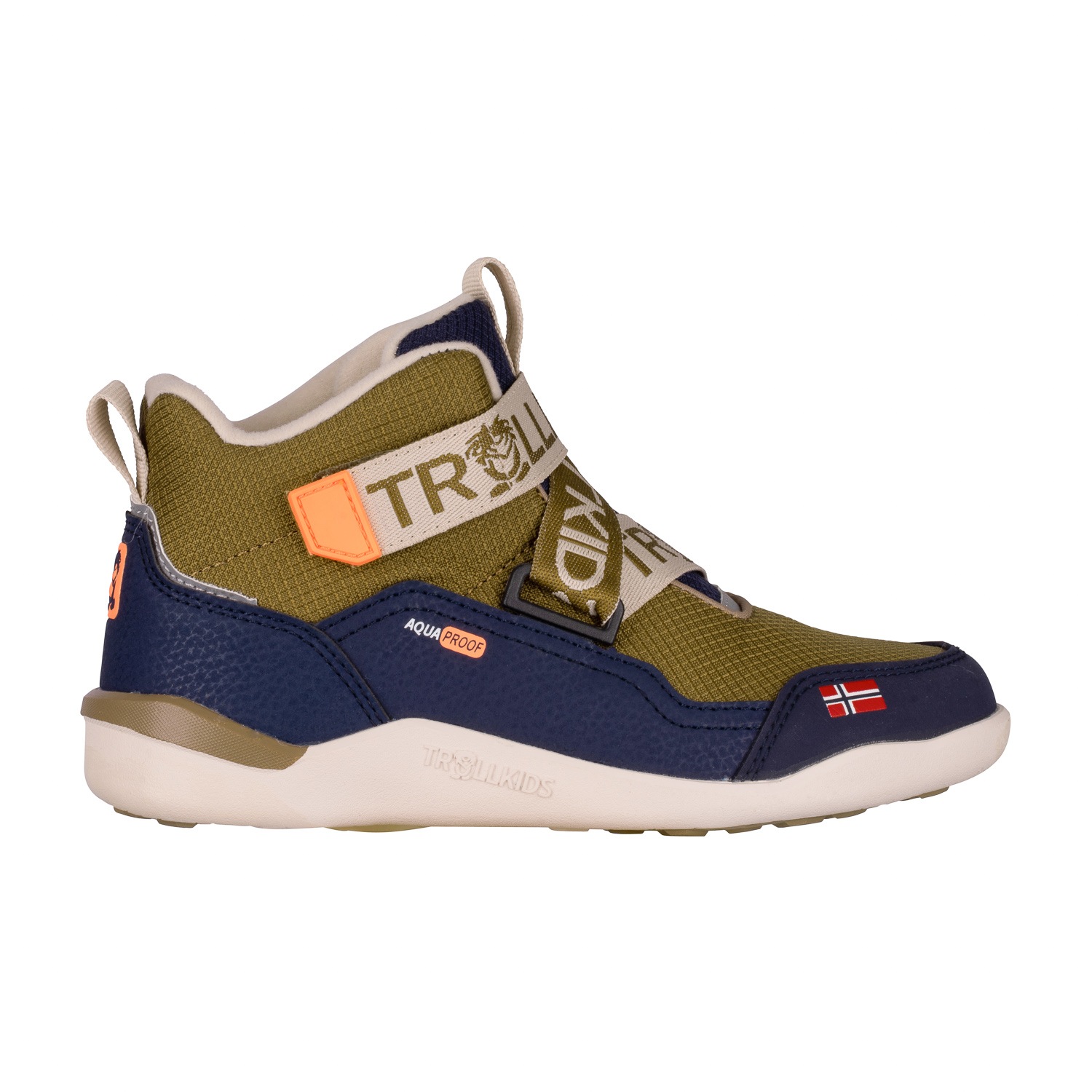 TROLLKIDS Barfußschuh »KIDS NORDFJORD BAREFOOT WINTER HIKER«  wasserdicht, warmes Fleecefutter