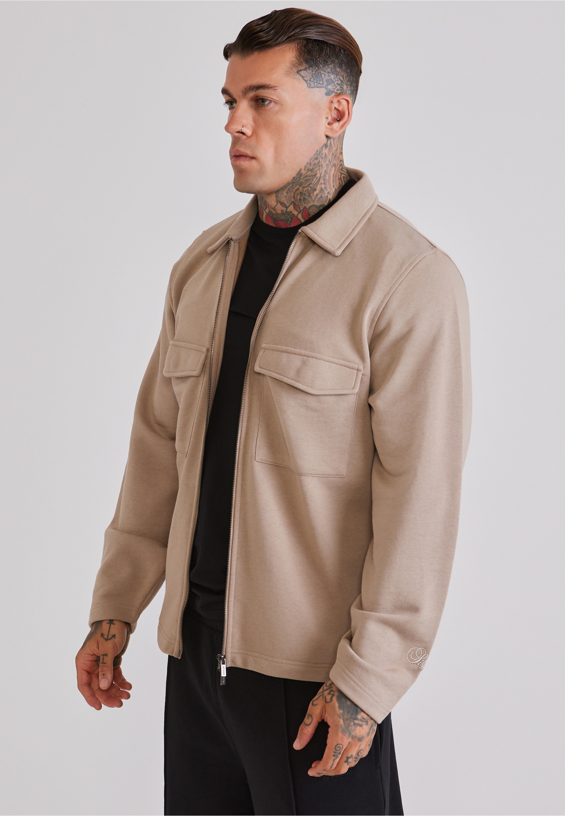Siksilk Poloshirt »SikSilk Smart Overshirt« 1
