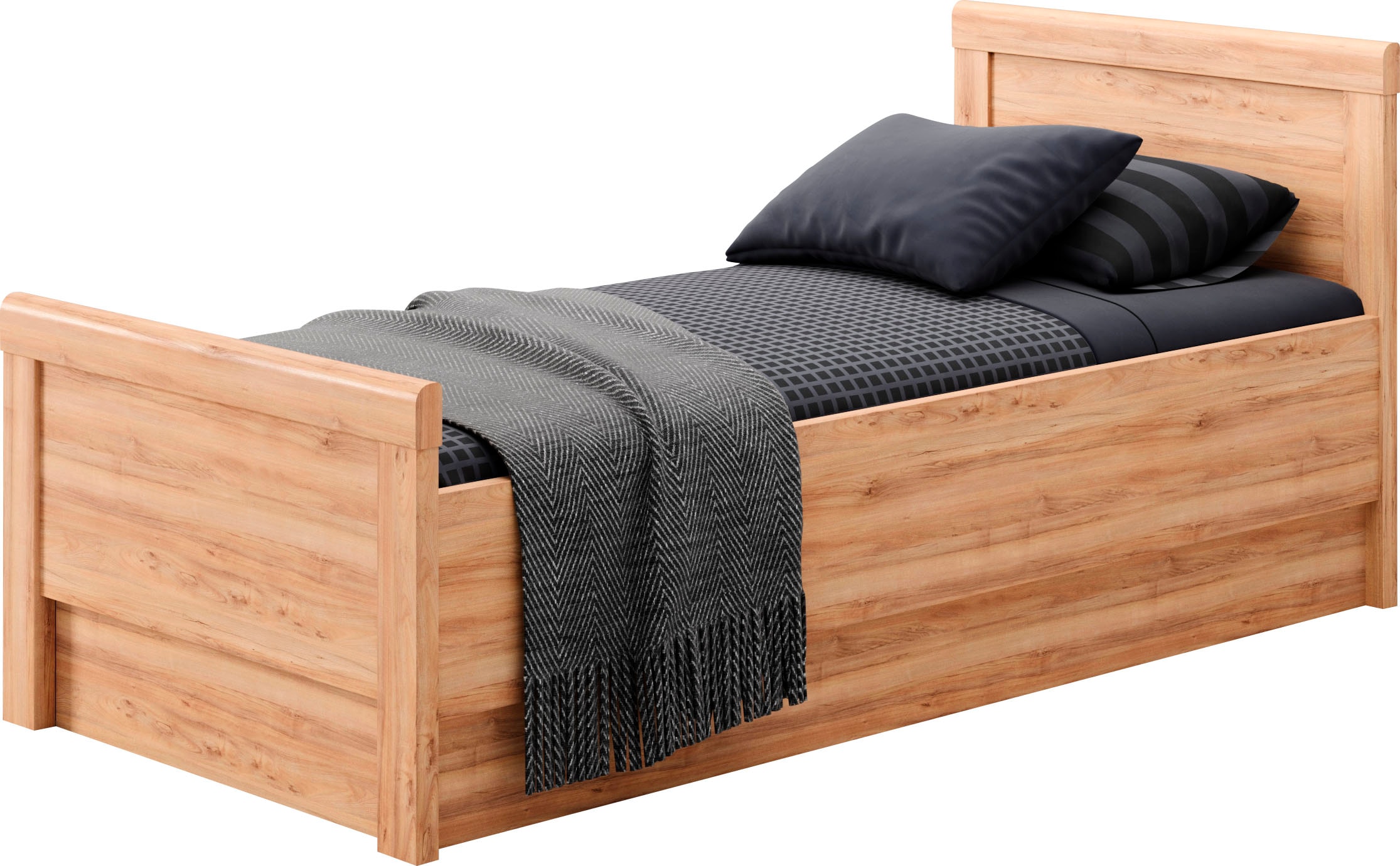 priess Einzelbett "Arnsberg Komfortbett mit flexibel höhenverstellbarer Liegefläche" Made in Germany mit Blauem Engel und Goldenem M ausgezeichnet