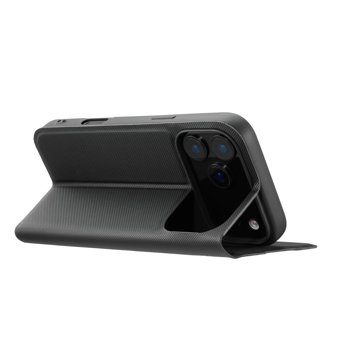 Hama Smartphone-Hülle »Handytasche Booklet für Apple iPhone 17 Pro Max, Kartenfächer, Schwarz«, Standfunktion, Kartenfächer