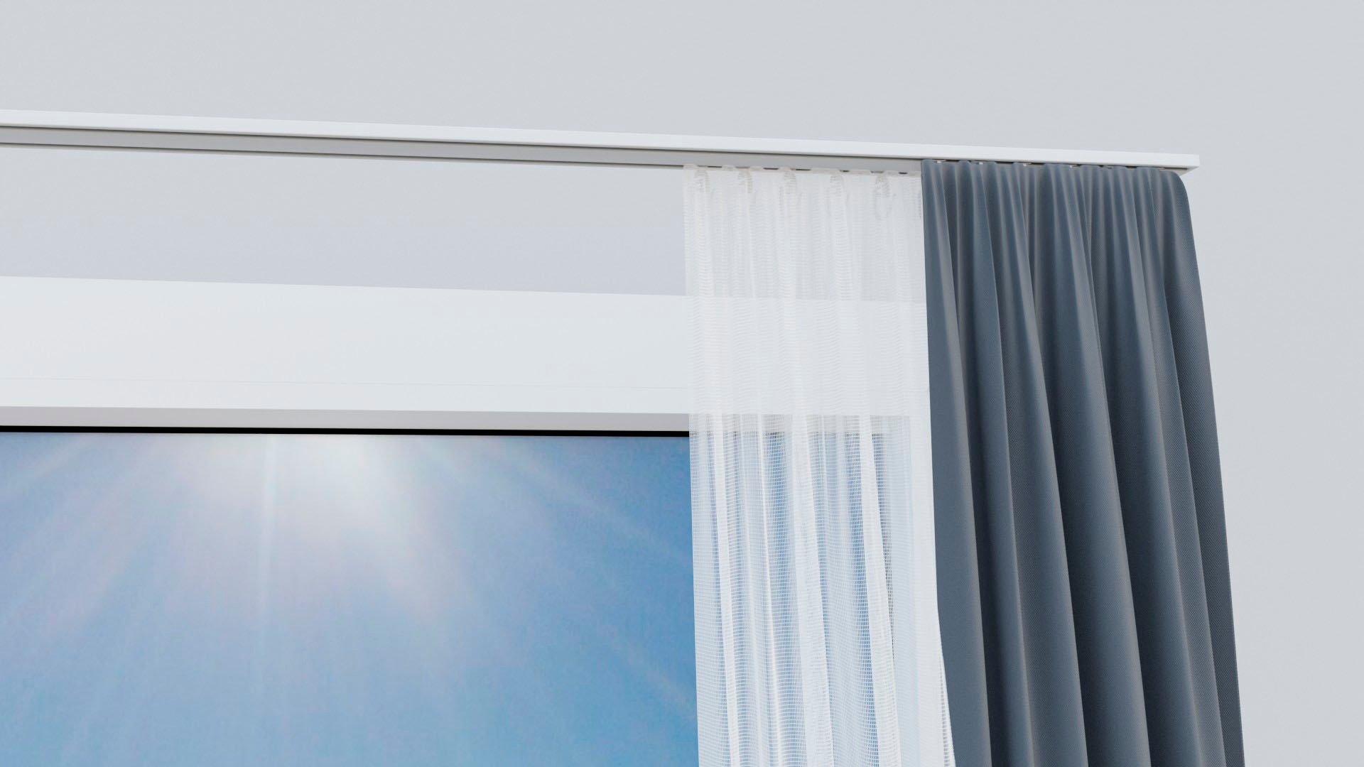 OTTO home Gardinenschiene "Tanbul" 2 läufig-läufig Fixmaß günstig online kaufen