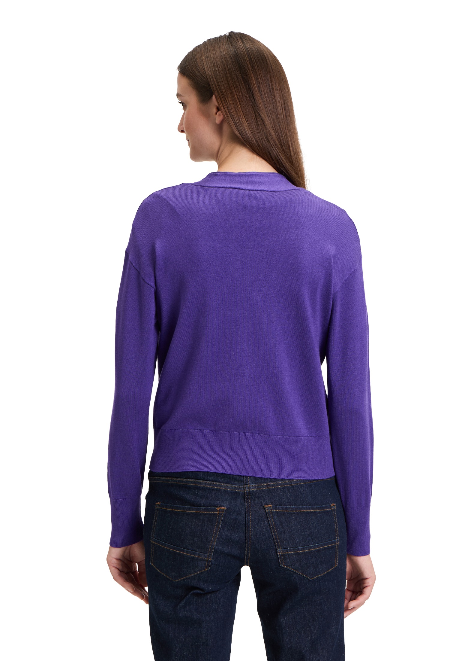 Betty Barclay Strickjacke »Betty Barclay Feinstrickjacke mit V-Ausschnitt«, Knöpfe