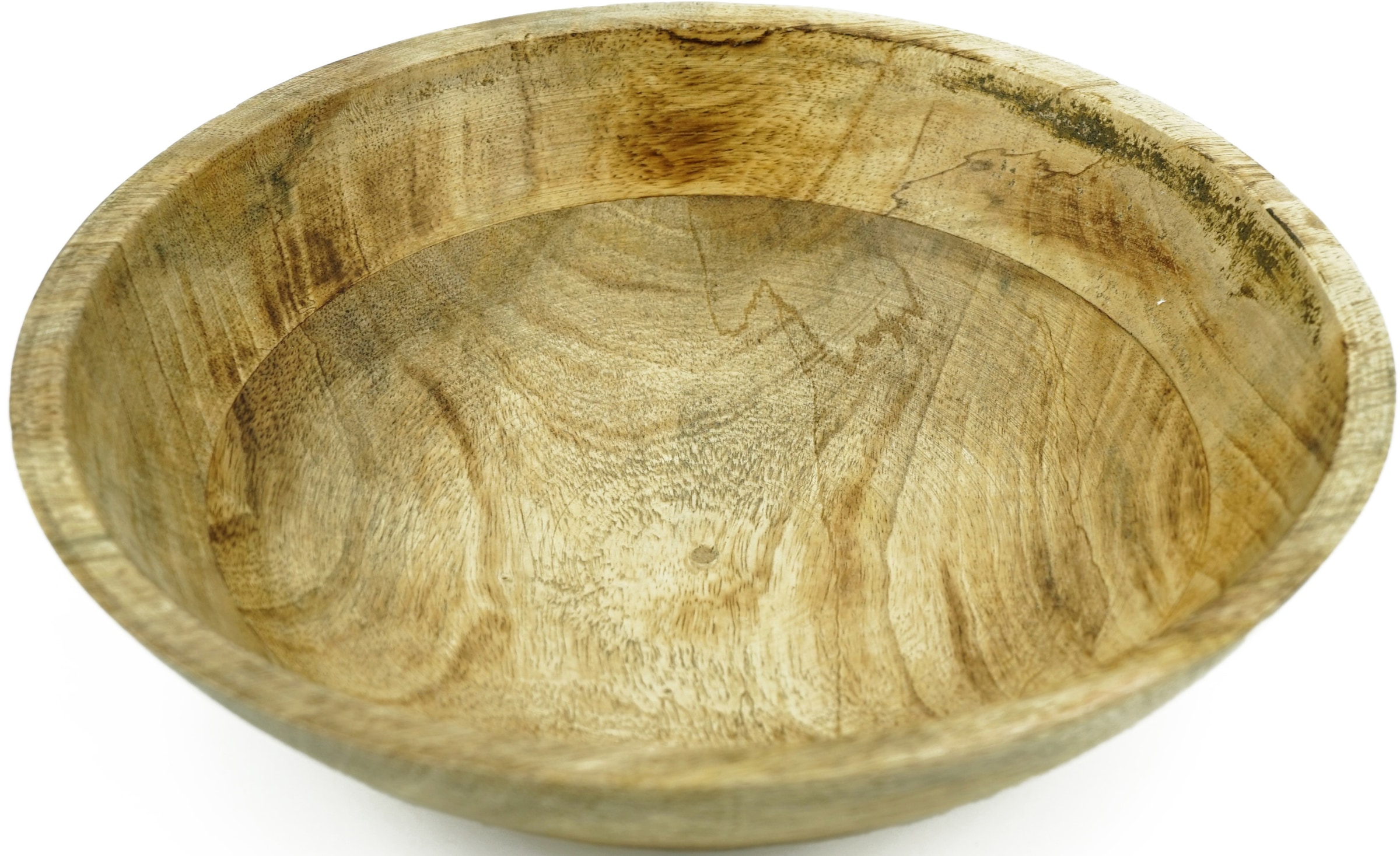 NOOR LIVING Obstschale 1 Stk. aus Holzwerkstoff aus Mangoholz günstig online kaufen