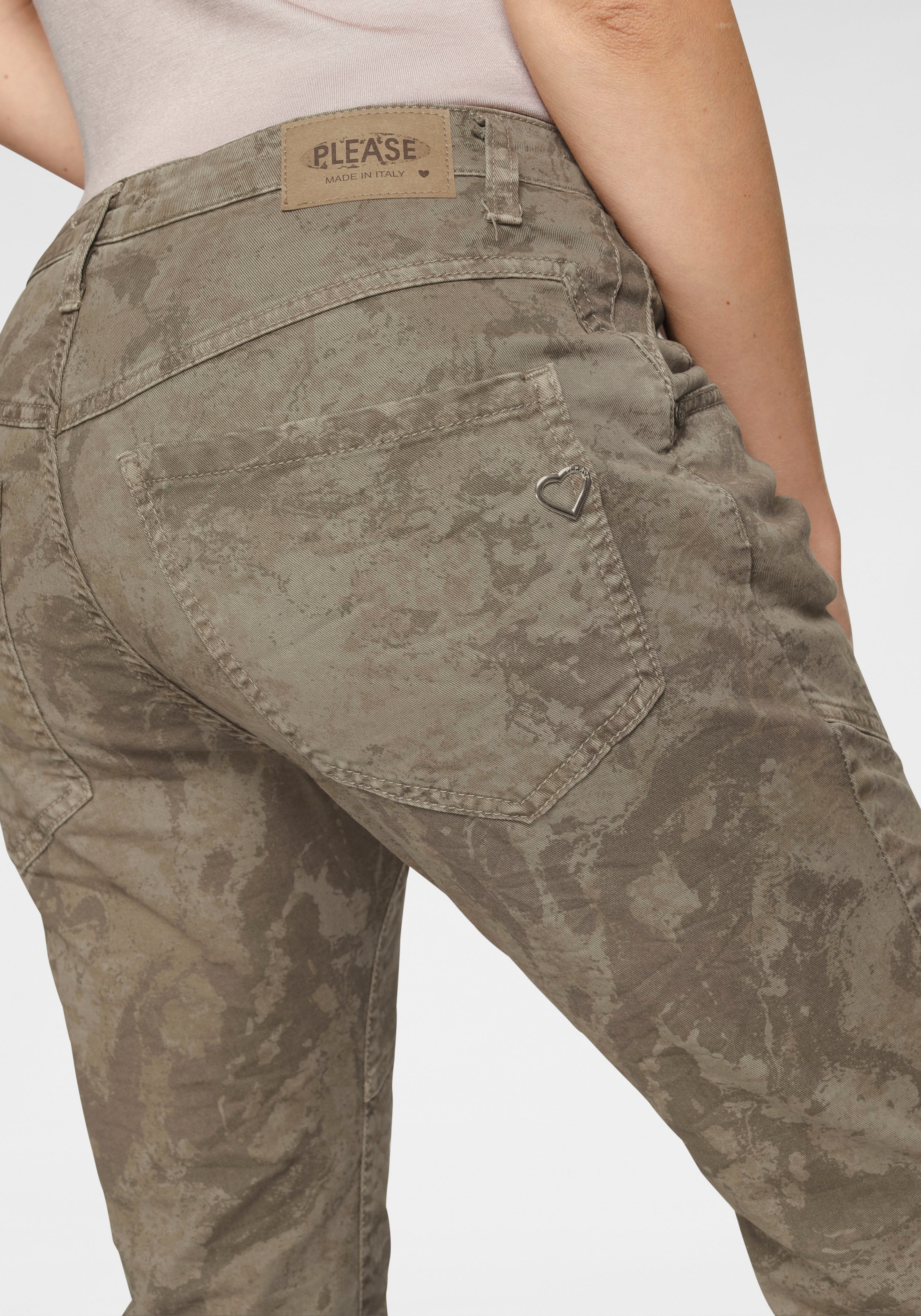 Please Jeans Röhrenhose »P78«, im Military Style online kaufen | BAUR