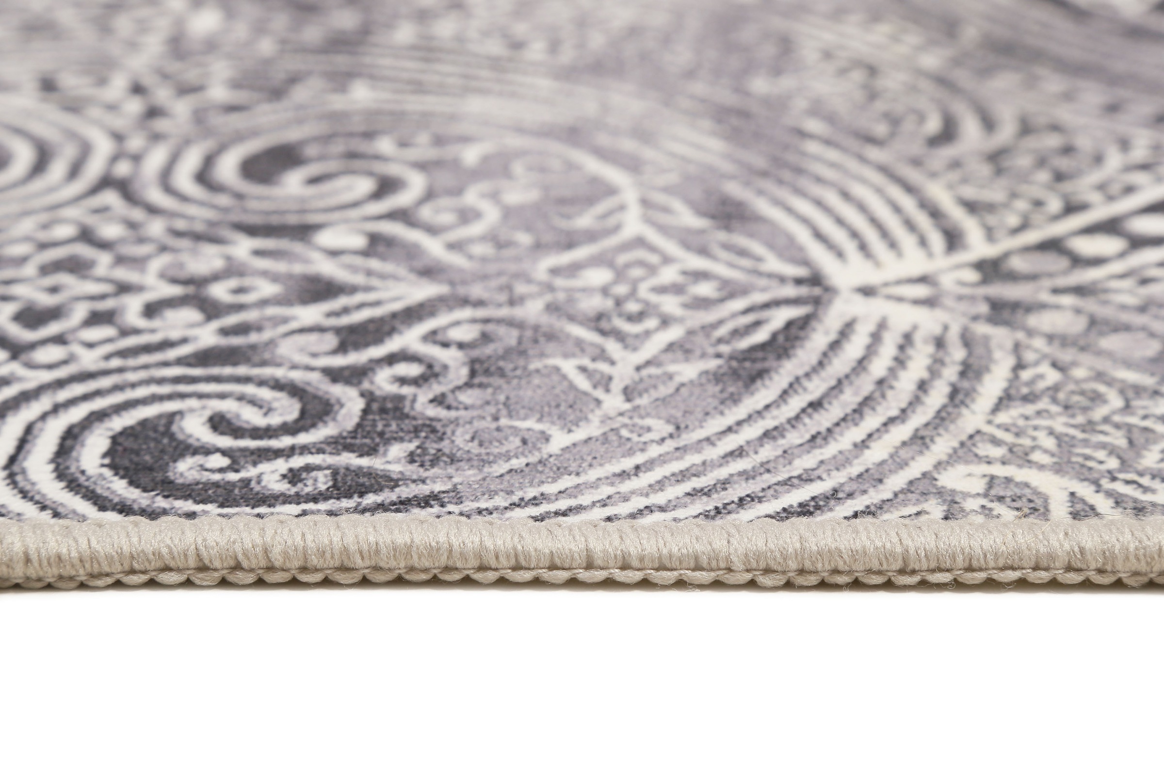 Thumbnail - Wecon home Badematte "Louis" Höhe 6 mm rutschhemmend beschichtet fußbodenheizungsgeeignet  strapazierfähig Vintage Orien...