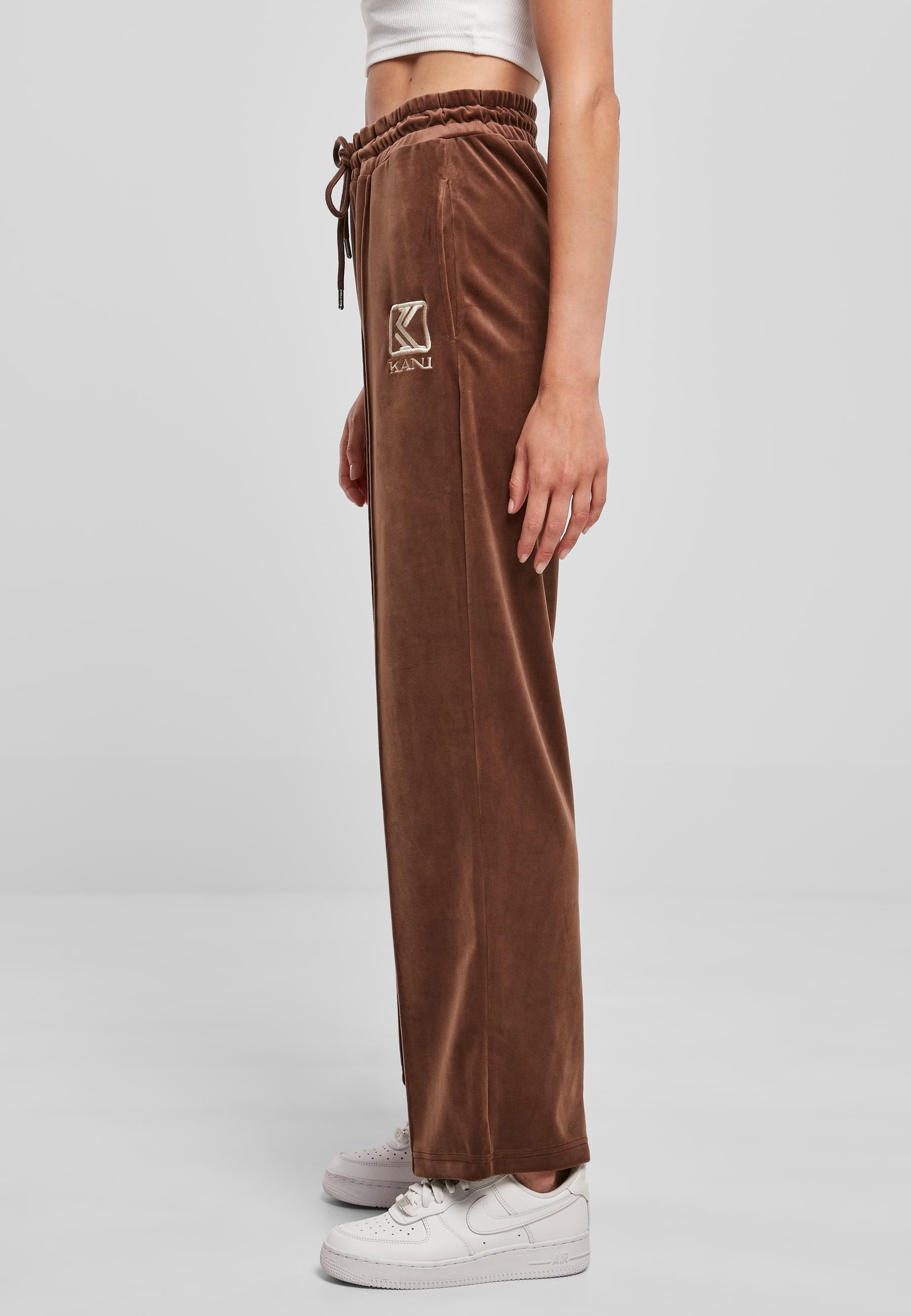 Karl Kani Jogginghose »Karl Kani Damen KW224-047-1KK OG Velvet Straight Leg Pant«, (1 tlg.)