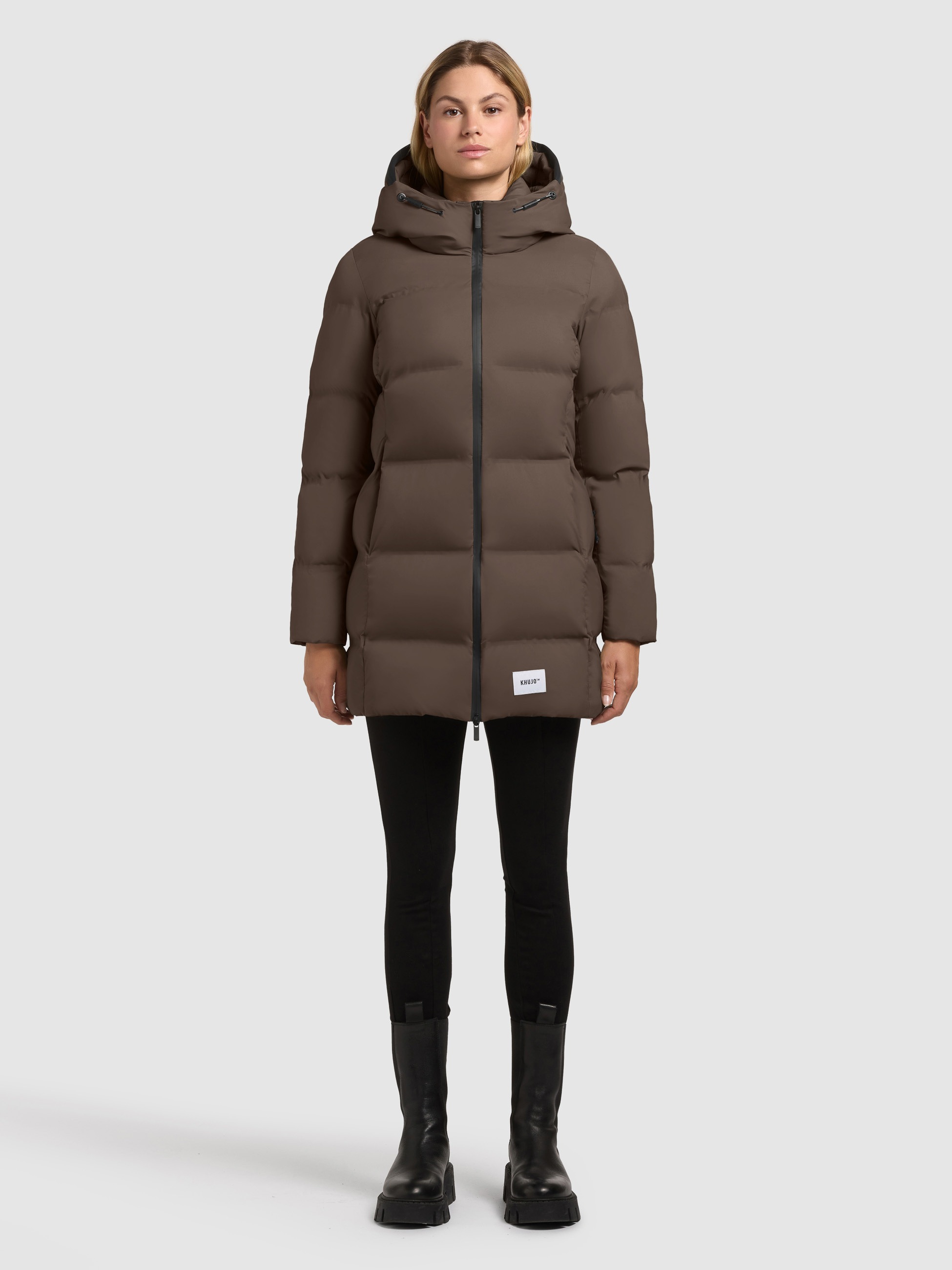 khujo Steppjacke »TANARE3«, mit Kapuze