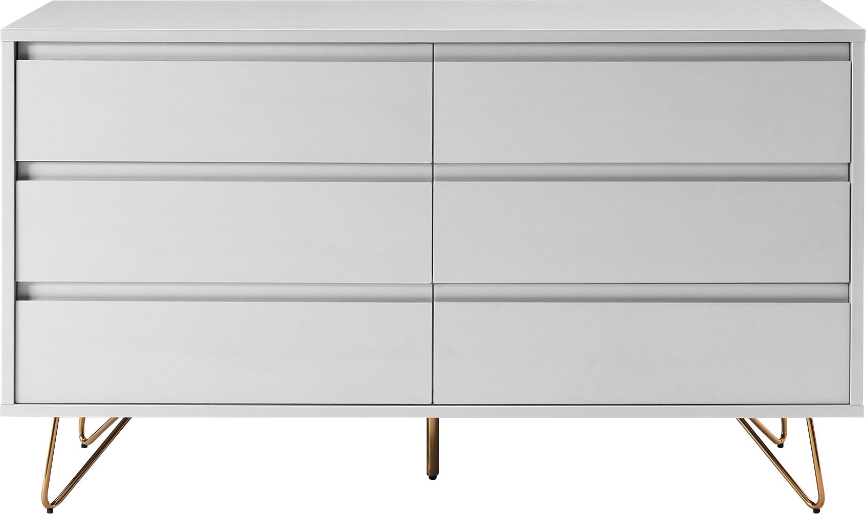 SalesFever Kommode "Bolton Design Sideboard mit Stauraum", Haarnadelbeine a günstig online kaufen