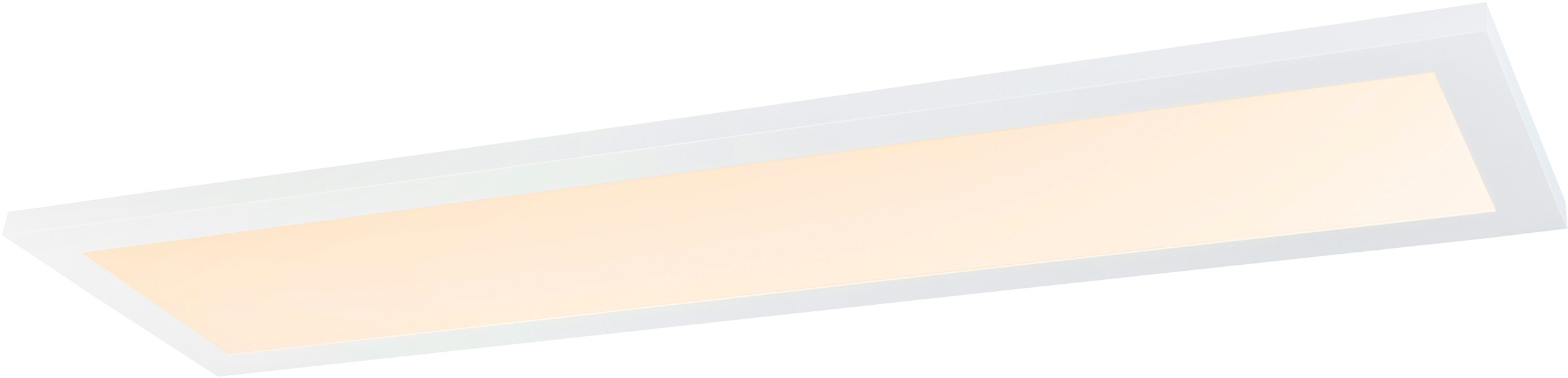 GLOBO LIGHTING Deckenleuchte »ROSI« LED-Modul 1 Stk. Deckenleuchte Aluminium/Weiß, Opal, dimmbar, LED 40W