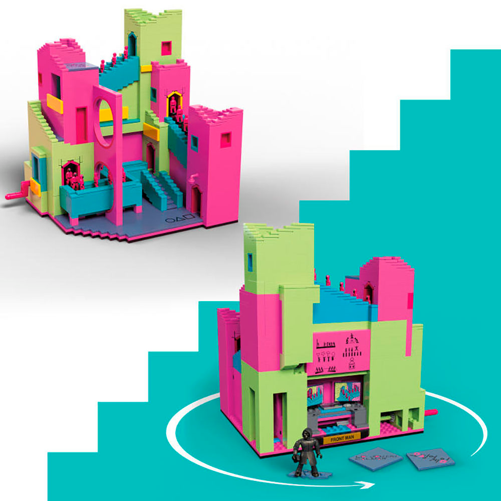 MEGA Konstruktions-Spielset »Showcase Squid Game Set«, (1707 St.)