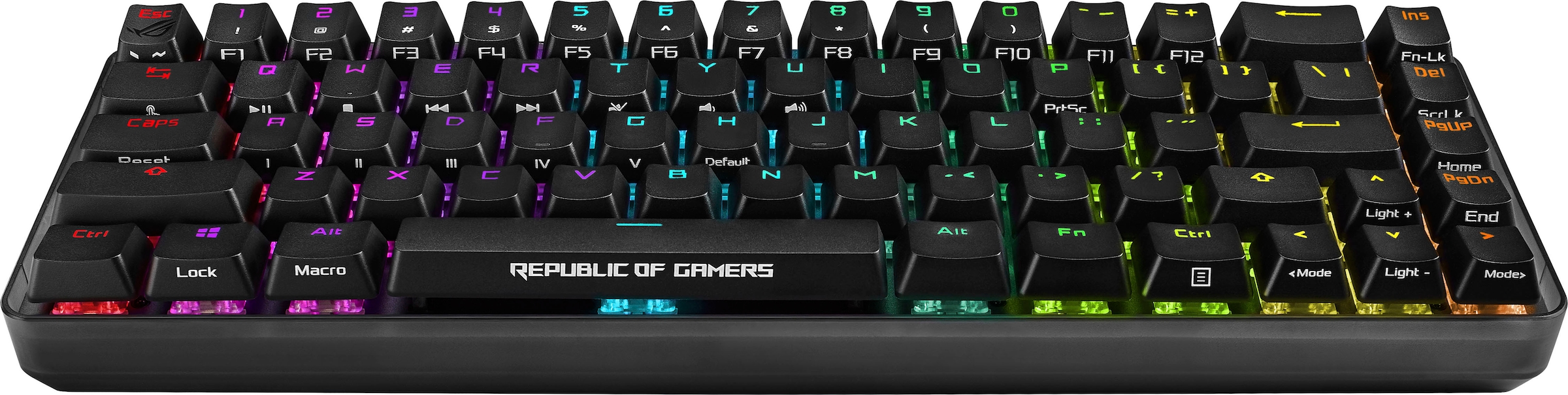 Asus Gaming-Tastatur »ROG Falchion«, (Multimedia-Tasten-Windows-Sperrtaste-Makrotasten-Fn-Tasten-Profil-Speicher-USB-Anschluss)