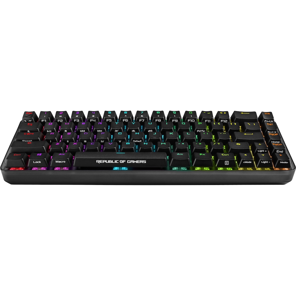 Asus Gaming-Tastatur »ROG Falchion«, (Multimedia-Tasten-Windows-Sperrtaste-Makrotasten-Fn-Tasten-Profil-Speicher-USB-Anschluss)