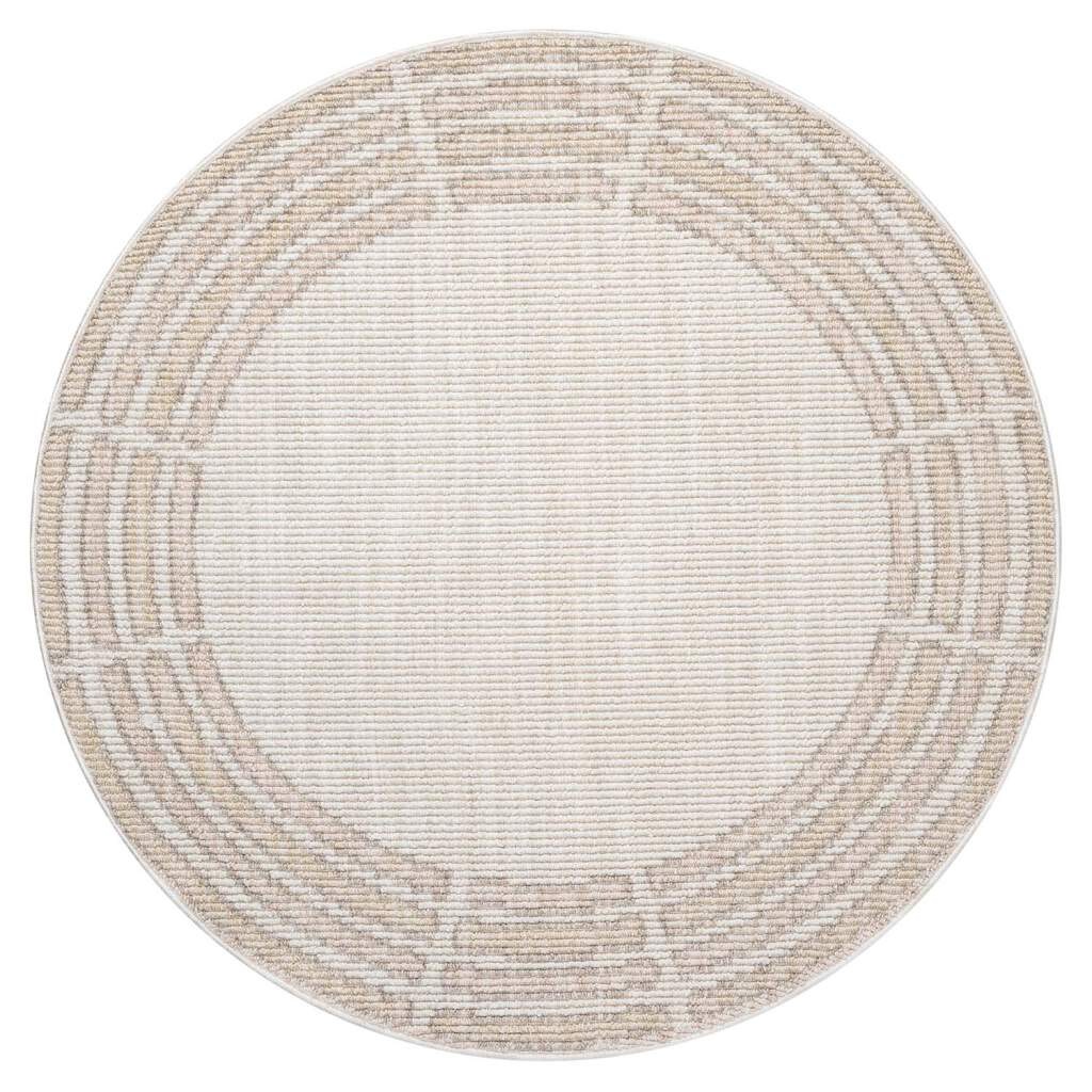 Carpet City Teppich "CLASICO 9068" rund 11 mm Höhe Kurzflor, Hochtief-Muste günstig online kaufen