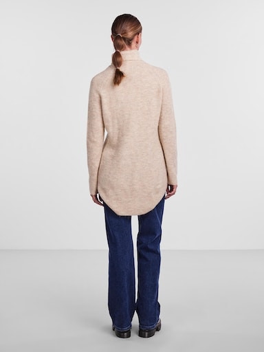 pieces Rollkragenpullover »PCELLEN LS LONG KNIT NOOS BC«
