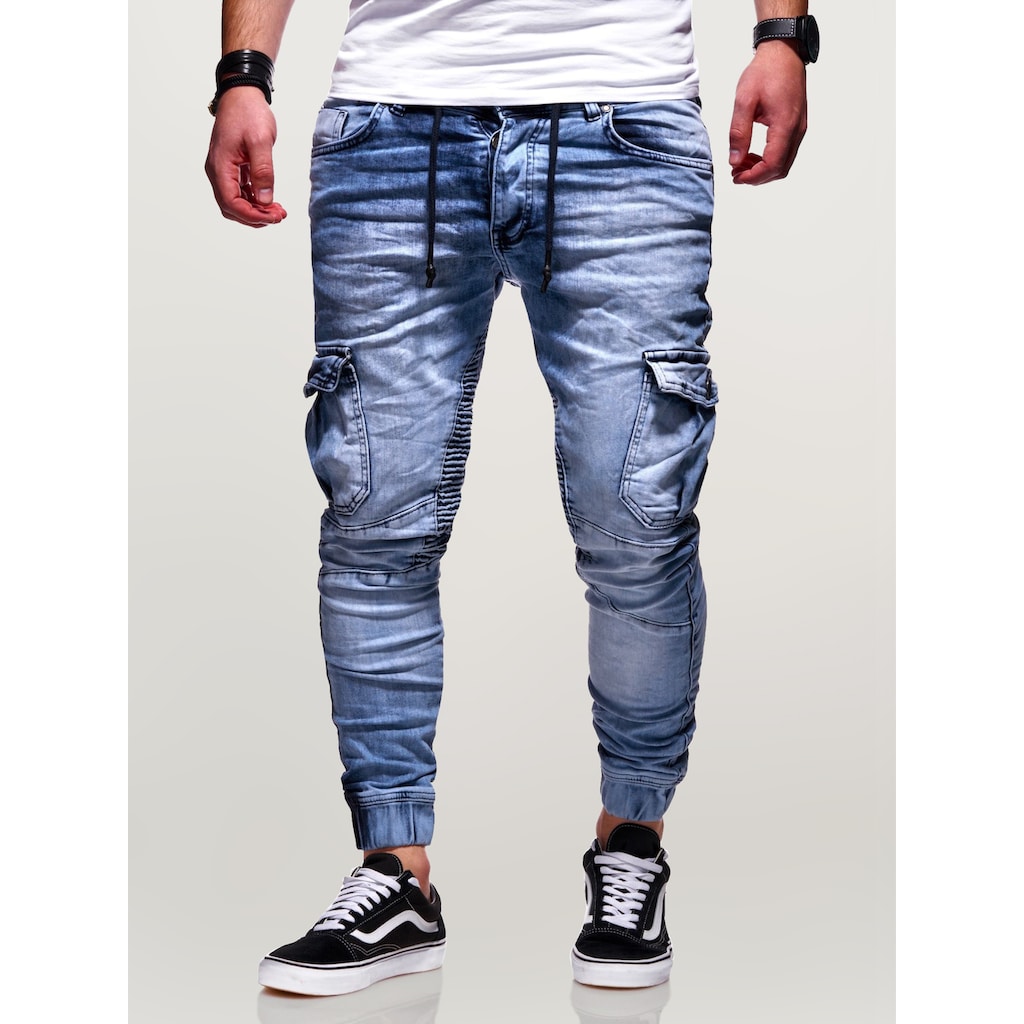 behype Slim-fit-Jeans »BILLY«