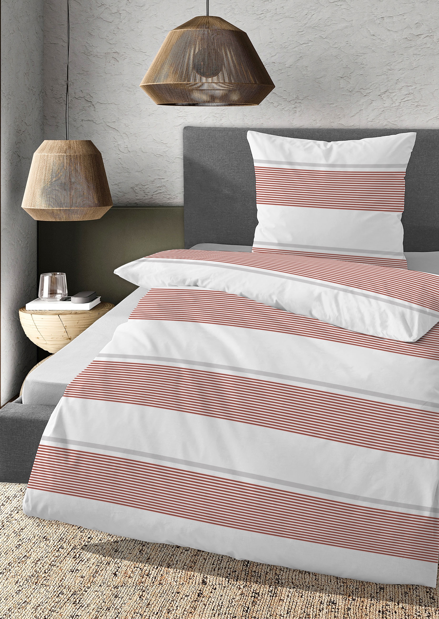 Daniel Hechter Bettwäsche "0041302" 2 Stk. hautfreundlich, mit Reißverschlu günstig online kaufen