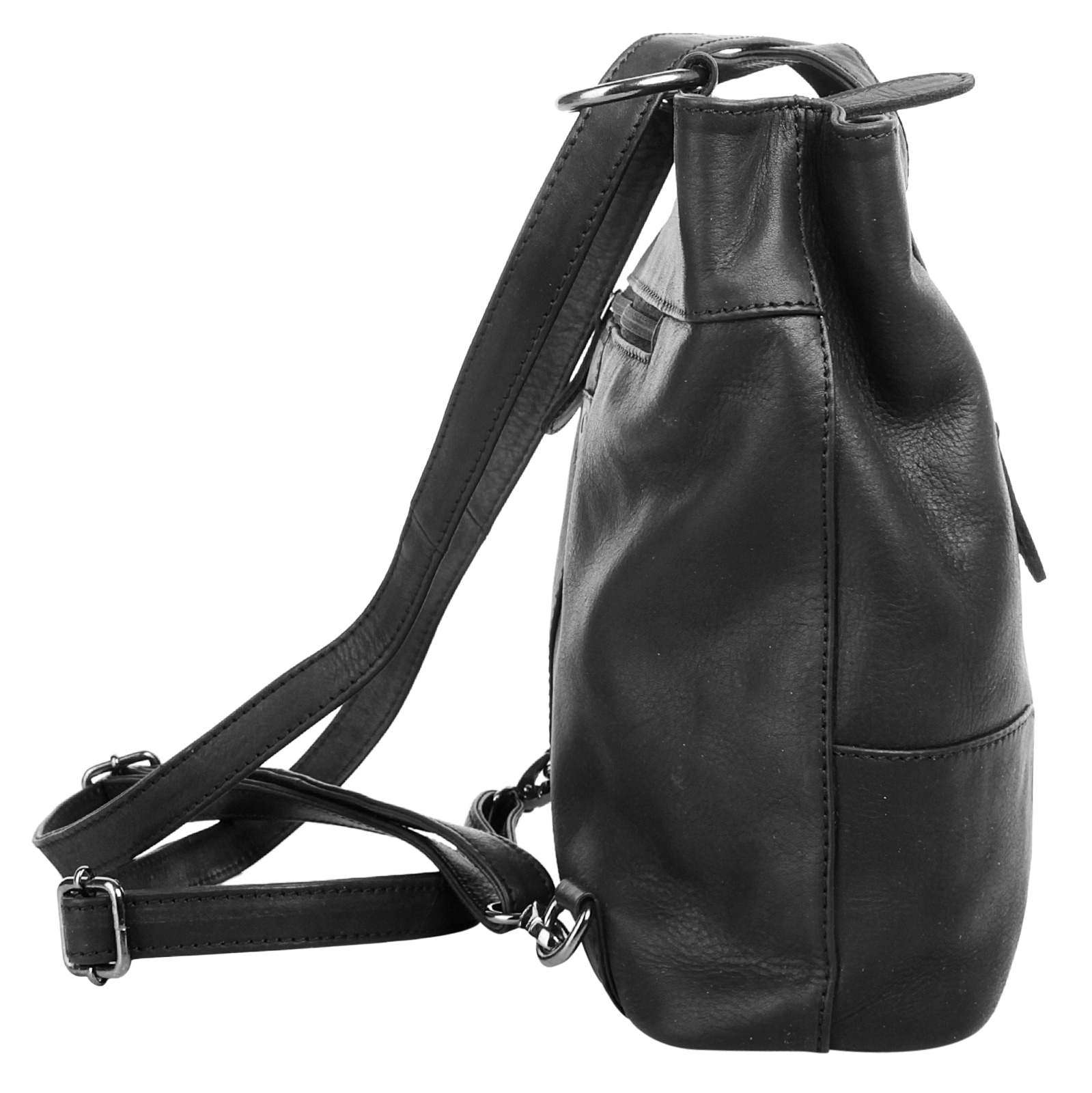 Cluty Cityrucksack, echt Leder