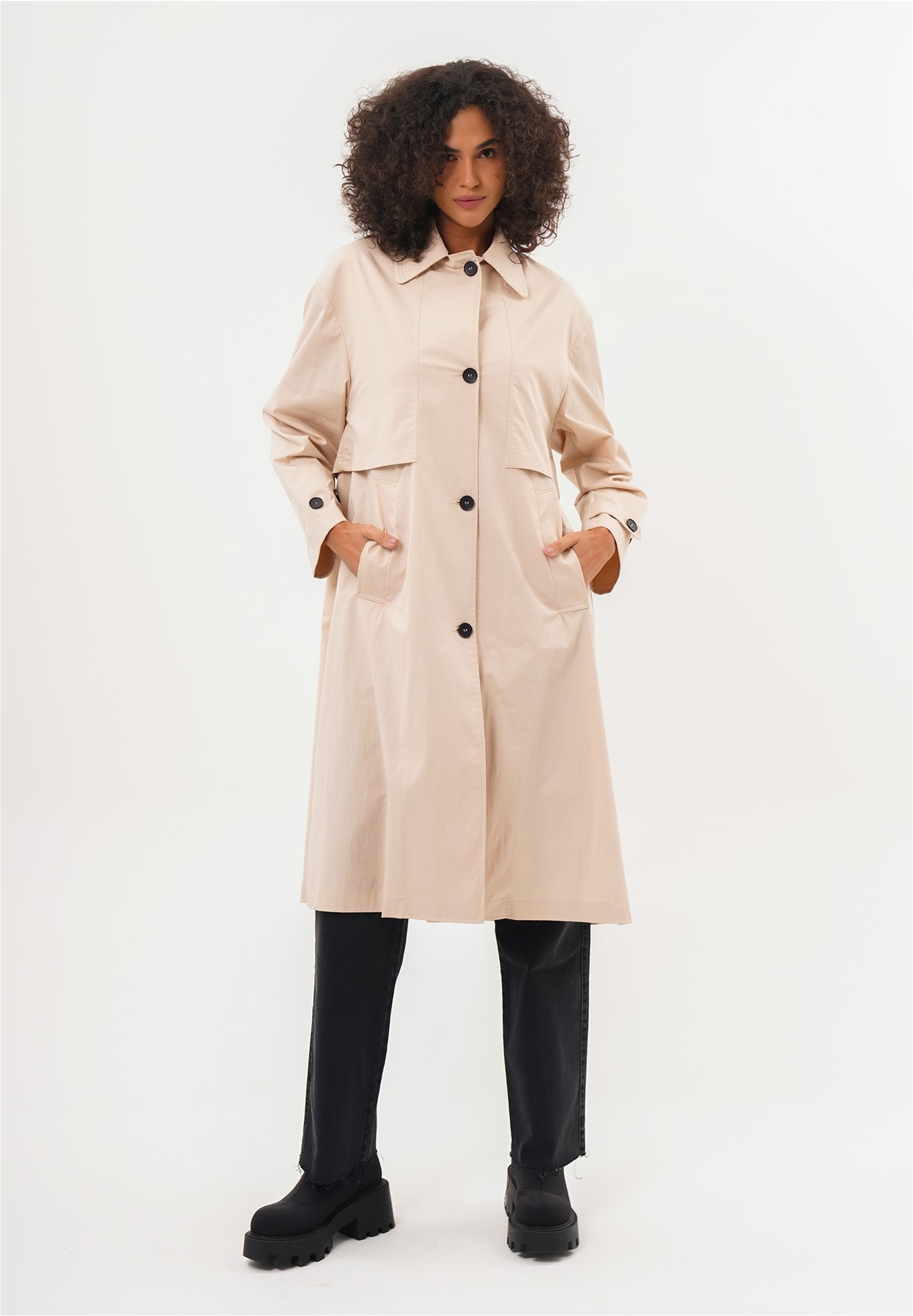 freshlions Trenchcoat "Cecilia", (1 tlg.), in klassischem Design günstig online kaufen