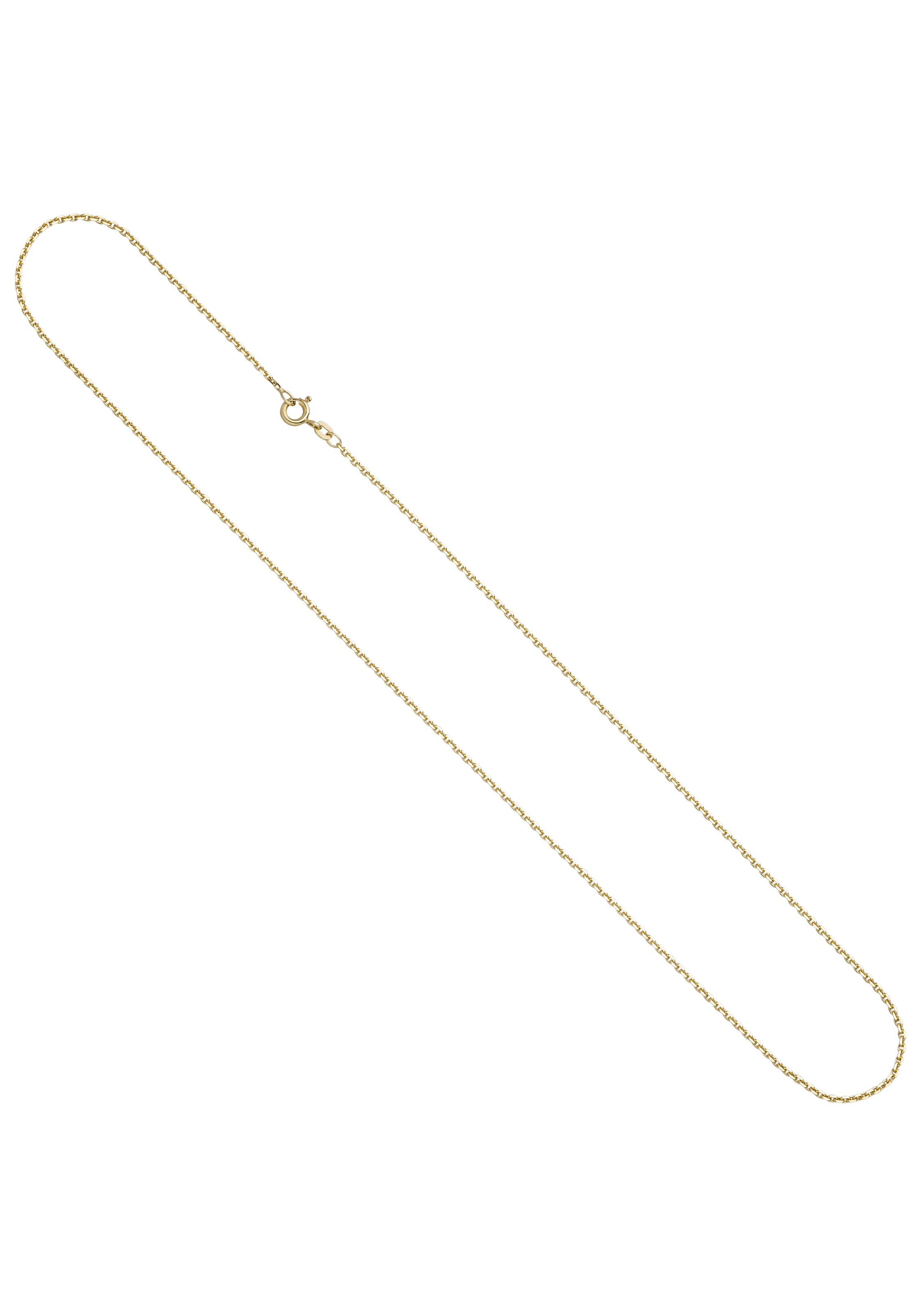 JOBO Goldkette, Ankerkette 333 Gold diamantiert 60 cm 1,6 mm