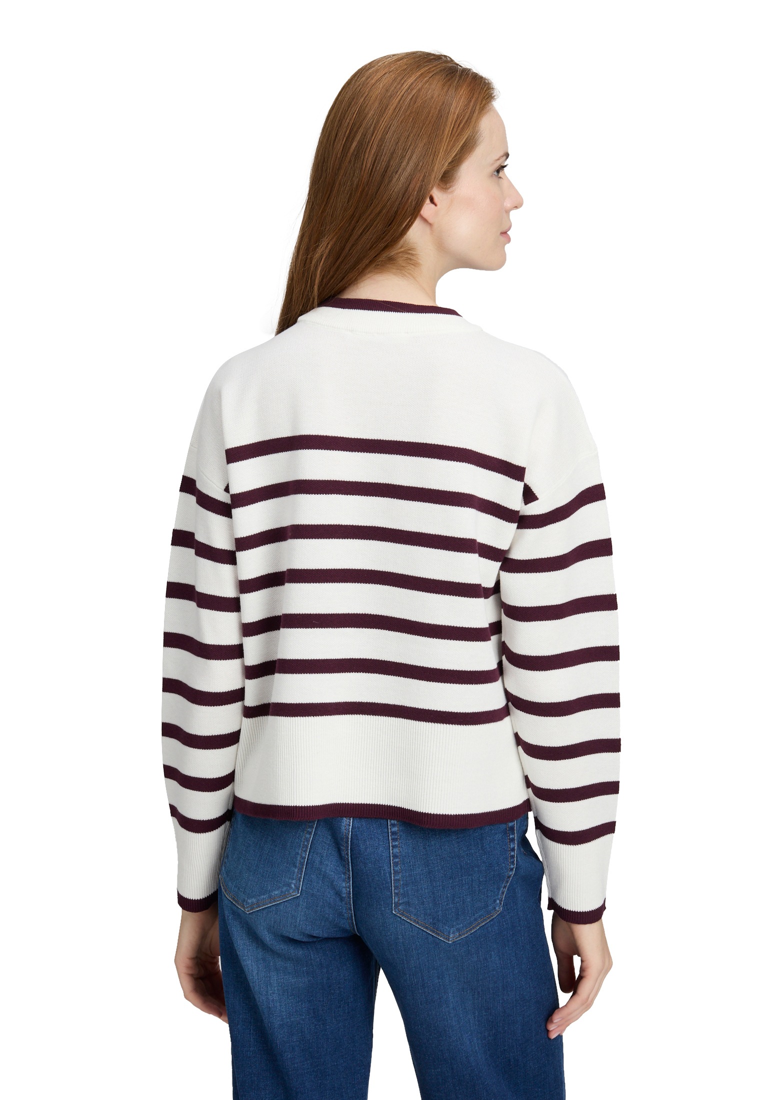 Betty&Co Strickpullover »Betty & Co Damen Strickpullover mit Streifen«, (1 tlg.)