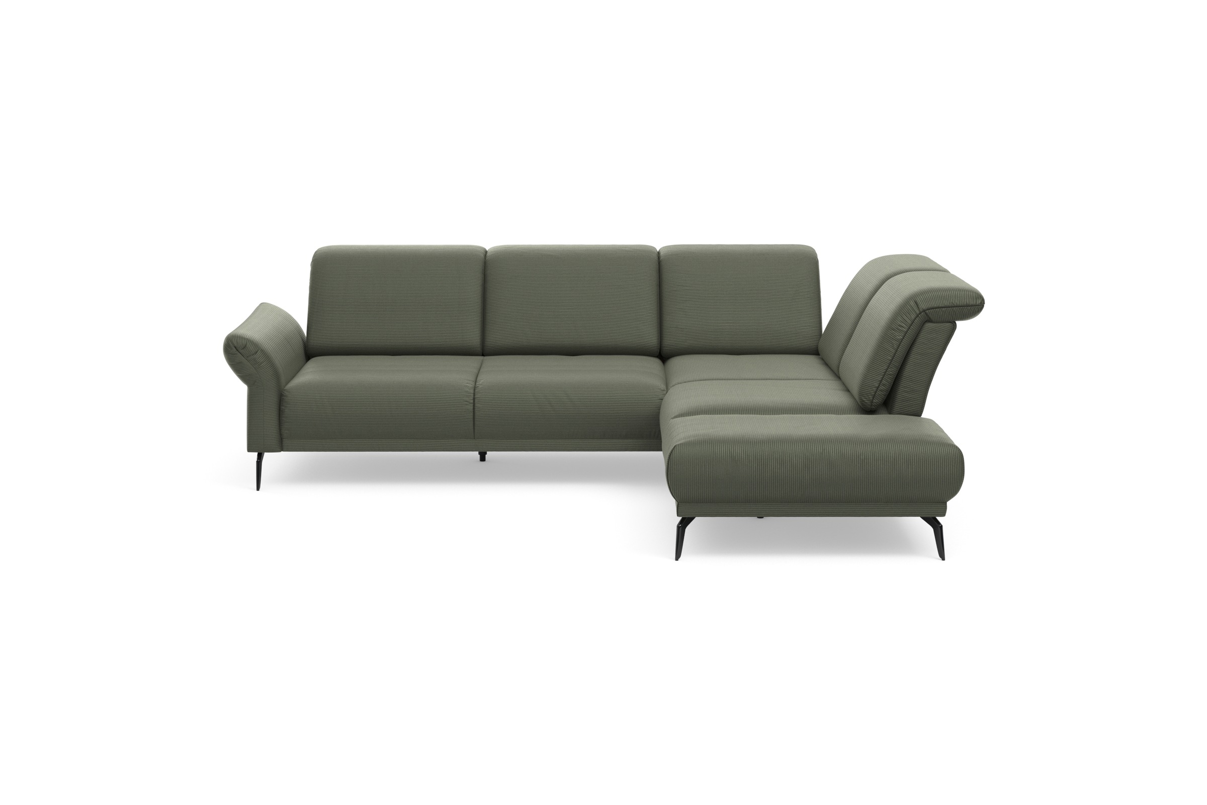 Home affaire Ecksofa "Coco L-Form" Sitztiefen-, Arm- und Kopfteilverstellun günstig online kaufen