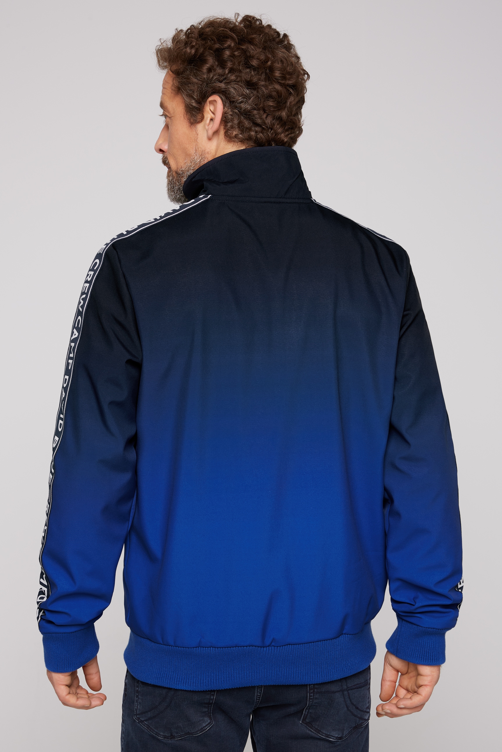 CAMP DAVID Softshelljacke, ohne Kapuze, mit Applikationen