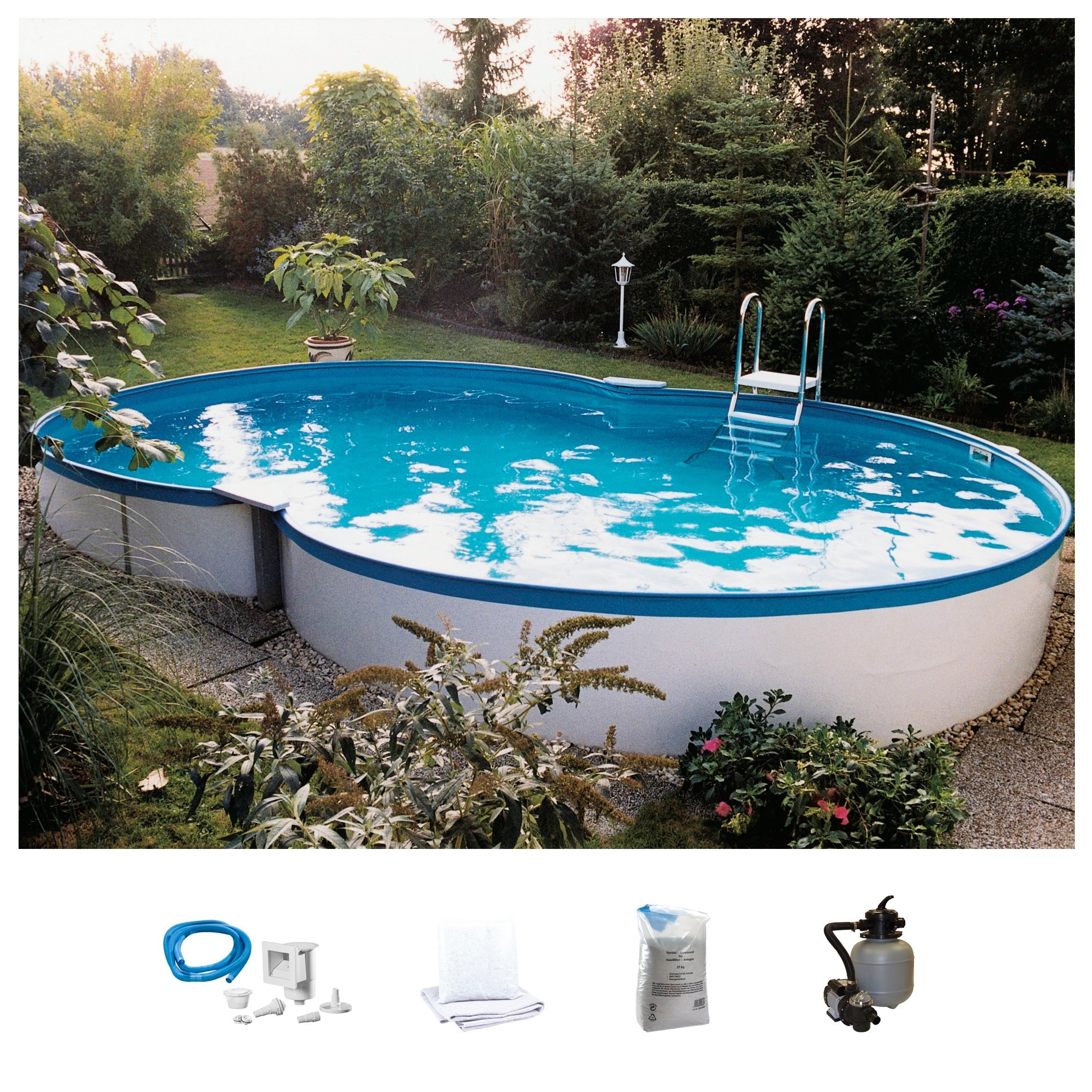 my POOL BWT Achtformpool »SAMOA 2«, (Set, 5 tlg.), in verschiedenen Größen erhältlich