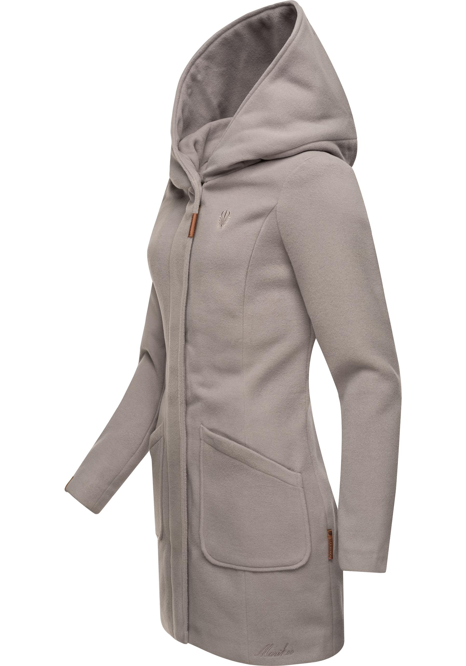 Marikoo Wintermantel "Maikoo" hochwertiger Mantel in Wollmantel-Optik mit g günstig online kaufen