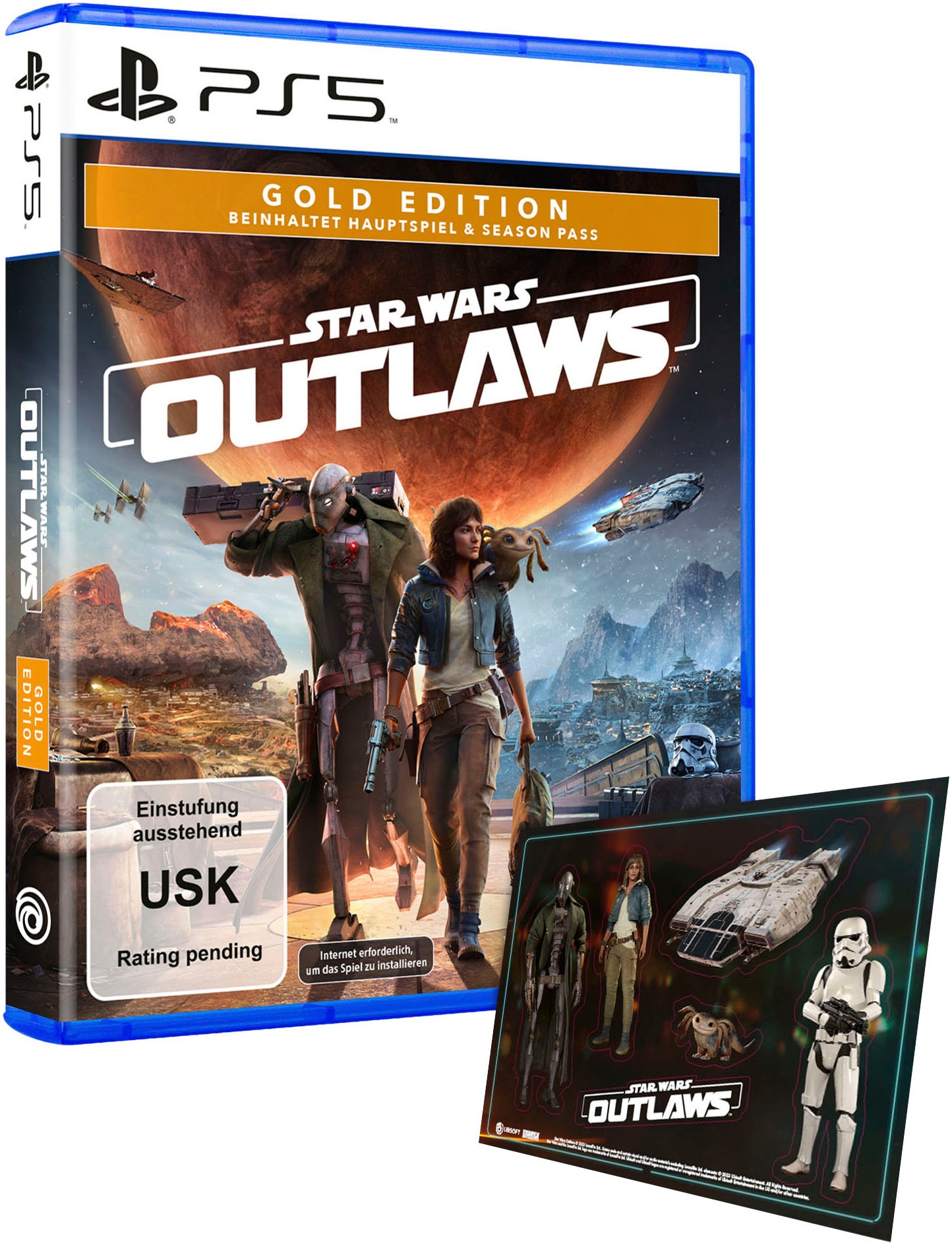 UBISOFT Spielesoftware »Star Wars Outlaws Gold Edition«, PlayStation 5