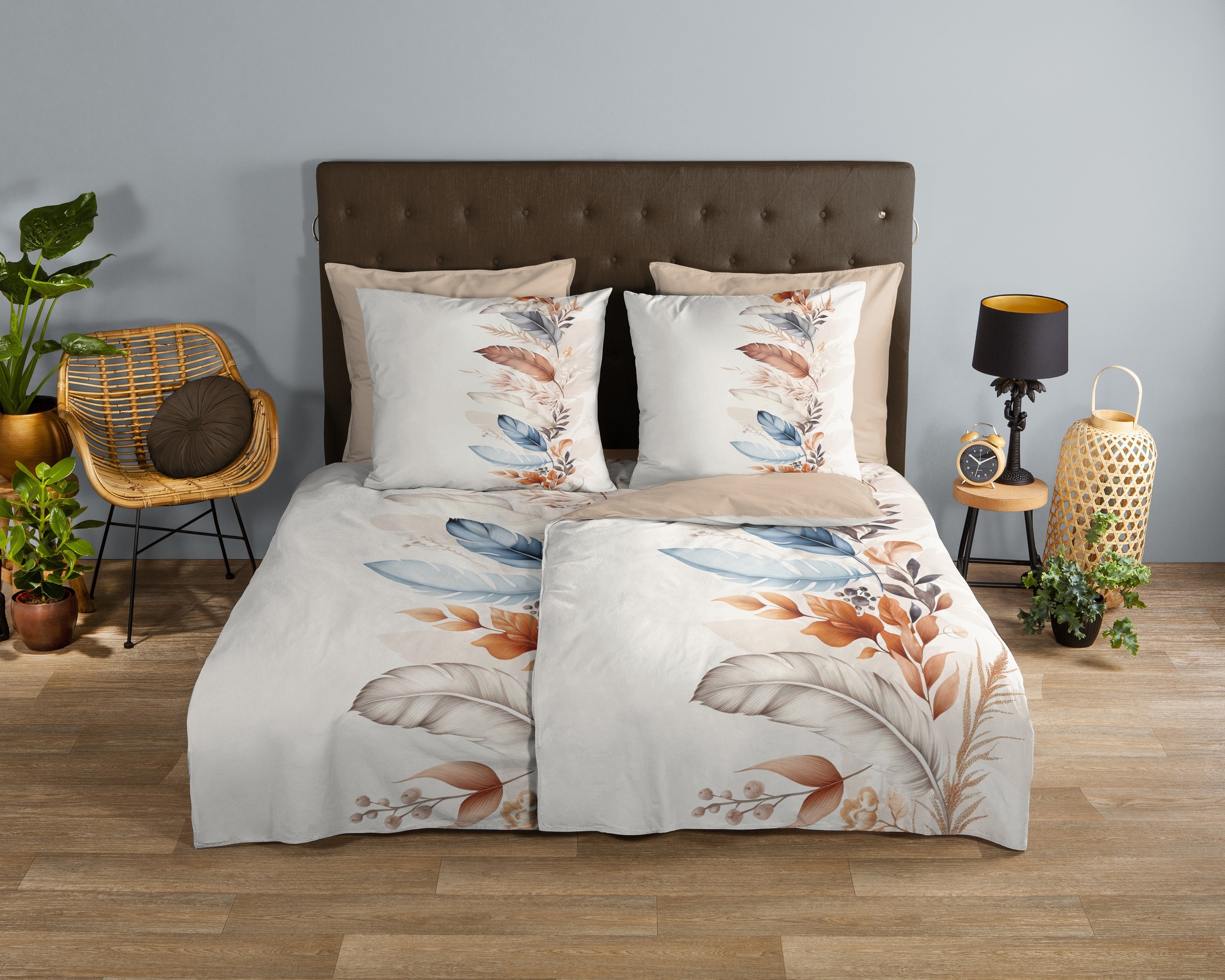 good morning Wendebettwäsche "Mirra" 3 Stk. tlg. 100% Baumwolle, Renforcé, günstig online kaufen
