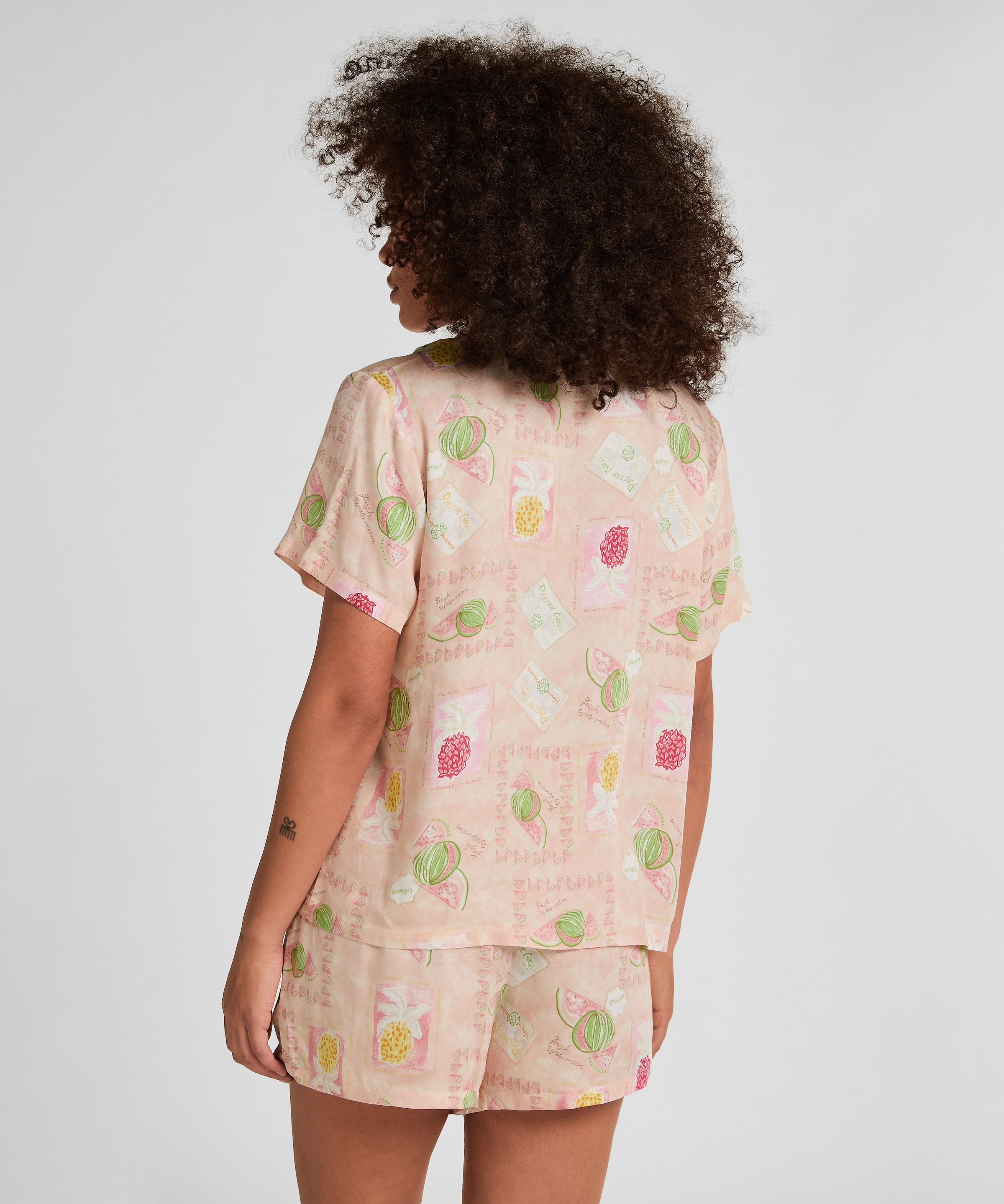 Hunkemöller Pyjama »Satinjacke«