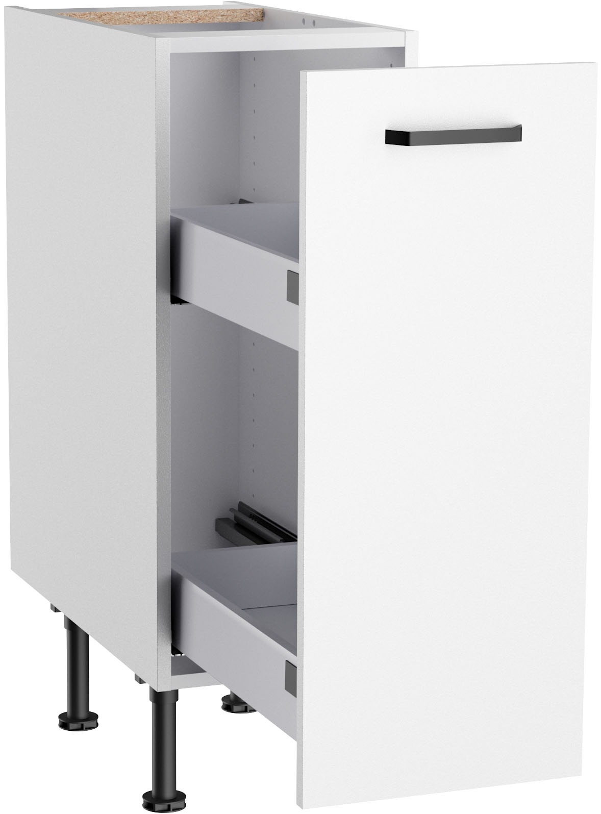 Thumbnail - KOCHSTATION Unterschrank "KS-Paula" 30 cm breit, 87 cm hoch, mit 1 Auszug, 2 Ablagefächern