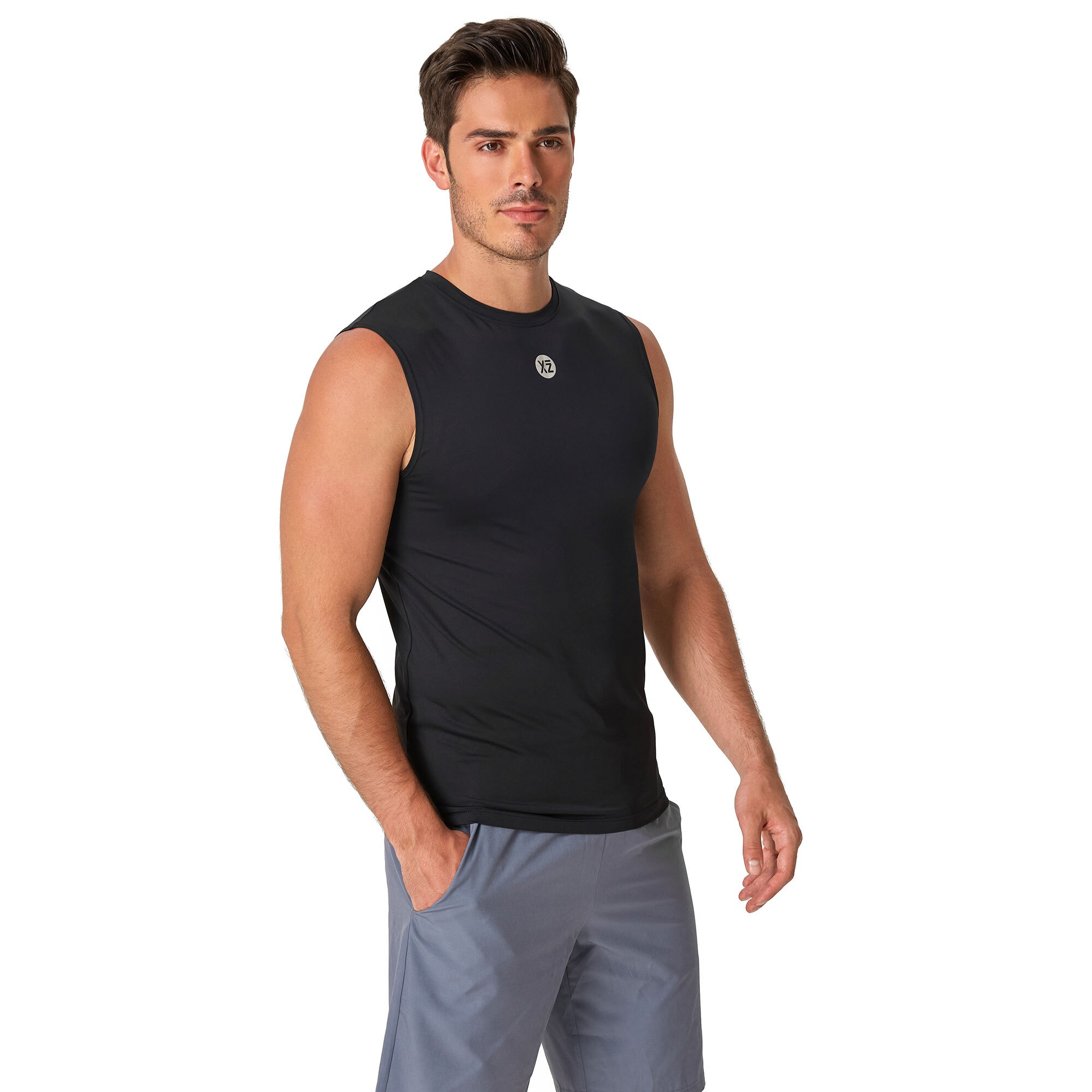 Sporttop YEAZ "Top GAME CHANGER", Herren, Gr. S, schwarz, Obermaterial: 85% Polyester PES. 15% Elasthan EL., Sportanzüge Funktionsshirt Tanktop 2