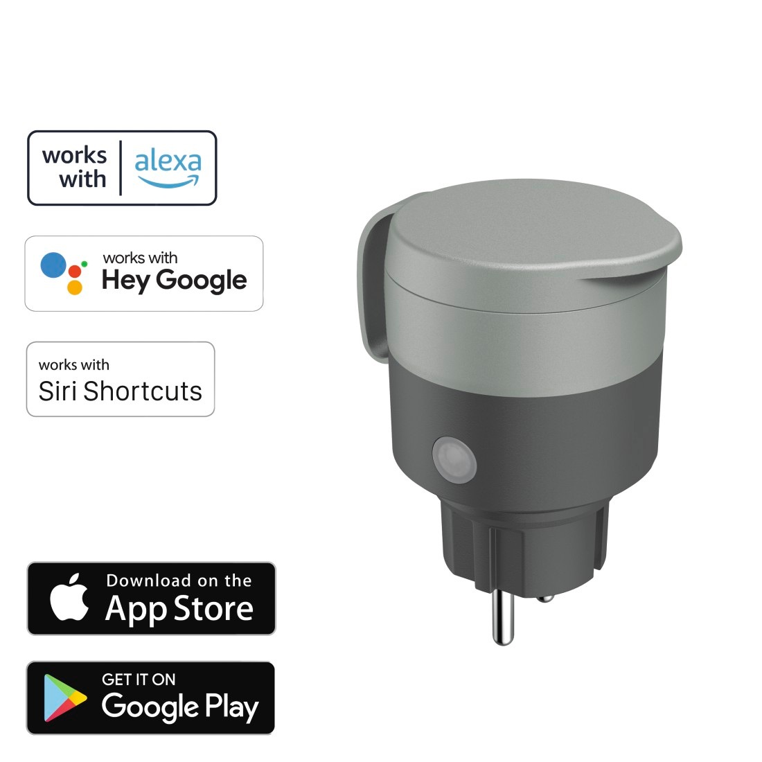 Hama Funksteckdose »WLAN Steckdose Outdoor, App- u. Sprachsteuerung, ohne Hub, Garten«