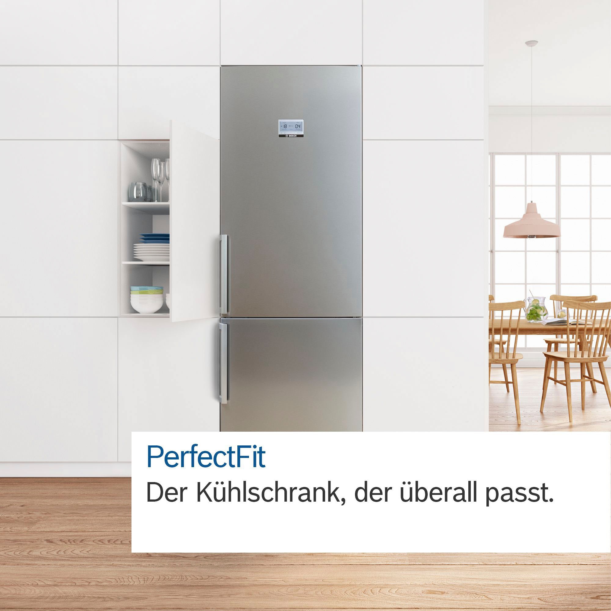 BOSCH 60 online | 186 Kühl-/Gefrierkombination, BAUR breit bestellen cm KGN367WCT, hoch, cm