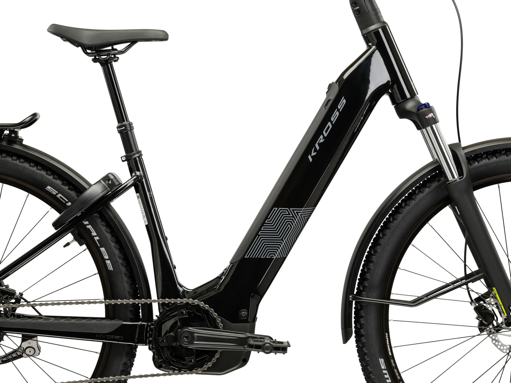 Kross »Influx Hybrid SUV 3.0 21,3Ah / Bosch 800 Wh 29" schwarz 10 Gänge« 10 Gang Shimano CUES U6000 Schaltwerk Kettenschaltung Mittelmotor 250 W BOSCH PERFORMANCE LINE PX 36 V/250 W, Mittelmotor